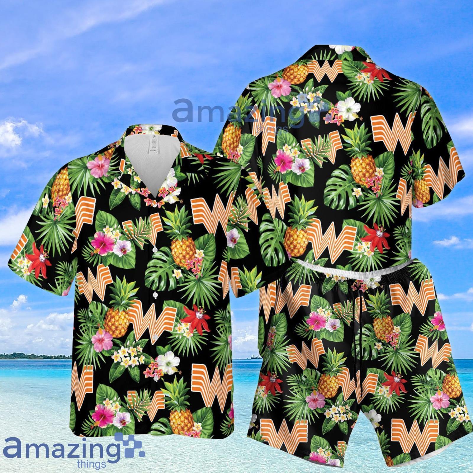 Whataburger Hawaii Style Summer Set Hawaiian Shirt And Shorts Product Photo 1 Whataburger Hawaii Style Summer Set Hawaiian Shirt And Shorts Product Photo 1