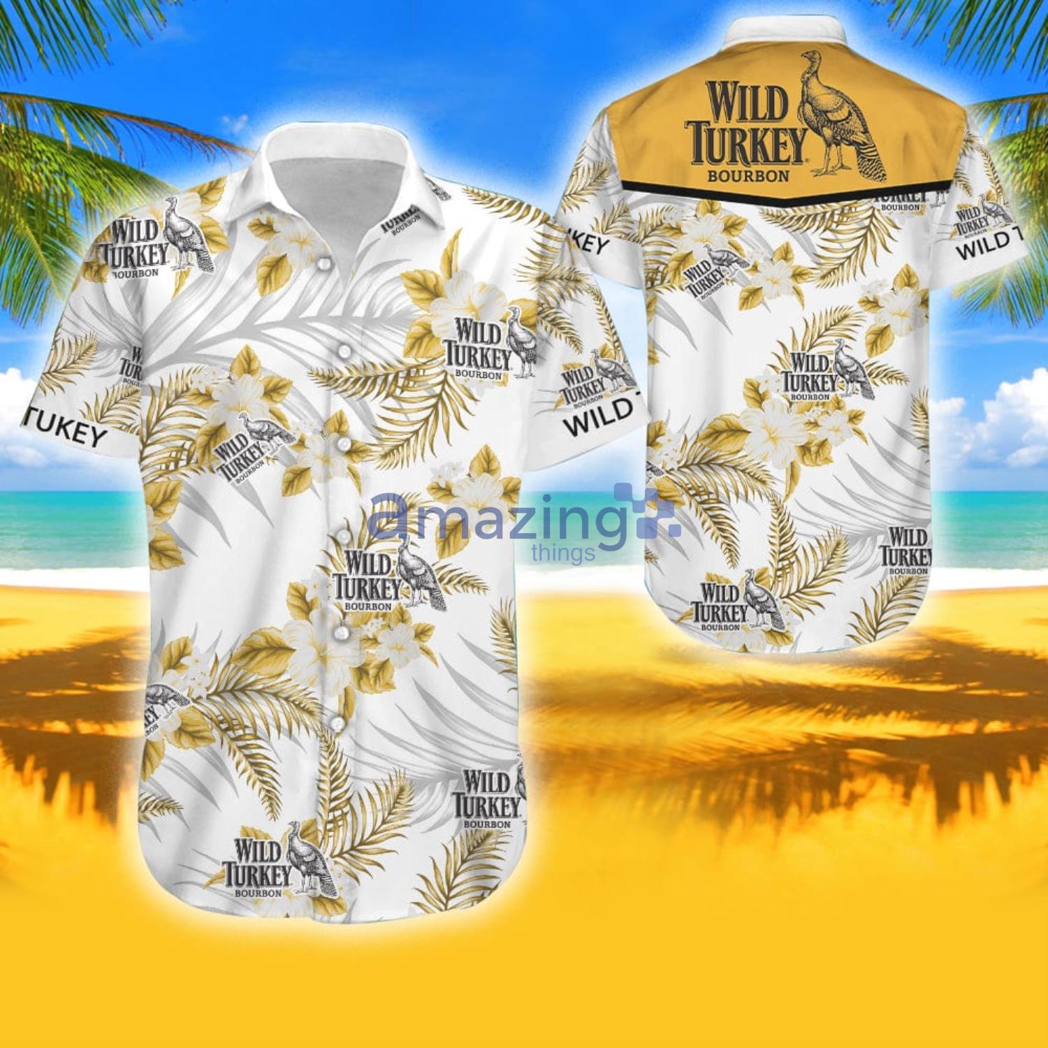 Wild Turkey Bourbon Tropical Aloha Combo Hawaiian Shirt And Shorts Gift For Summer Product Photo 1