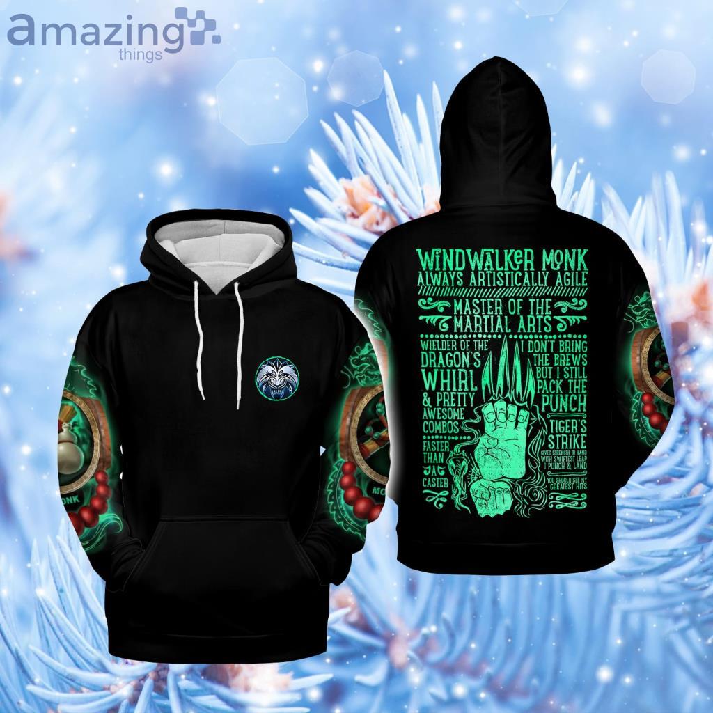 Windwalker Monk Guide Monk Class Hoodie 3D - Windwalker Monk Guide Monk Class Hoodie 3D