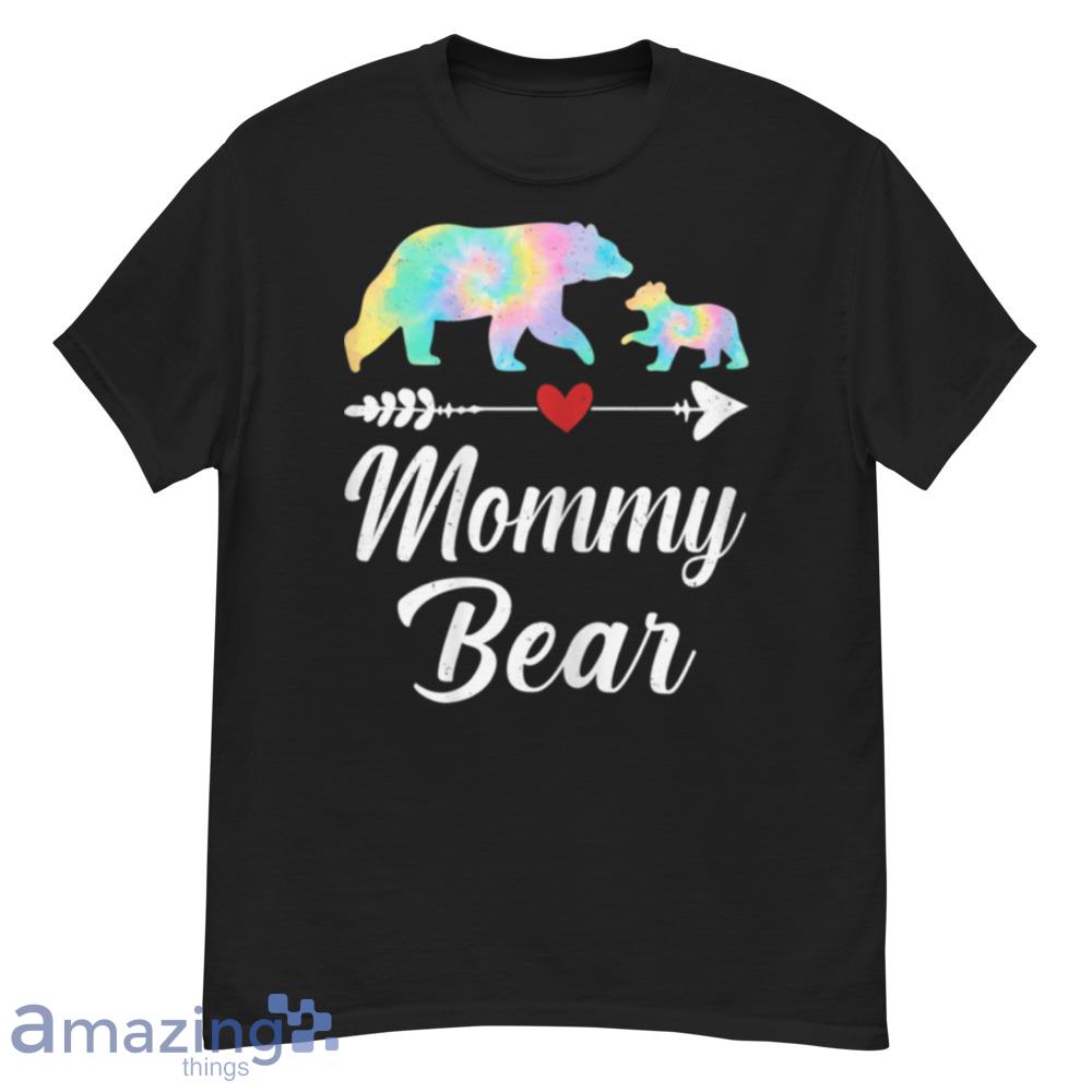 Womens Mommy Bear Tie Dye Matching Family Fun Mother's Day Bear Cub T Shirt image Womens Mommy Bear Tie Dye Matching Family Fun Mother's Day Bear Cub T-Shirt - womens-mommy-bear-tie-dye-matching-family-fun-mother's-day-bear-cub-t-shirt-1