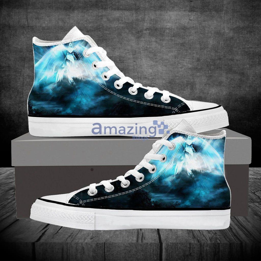 World Of Warcraft Spirit Healer Angel Canvas High Top Shoes Sneakers - World Of Warcraft Spirit Healer Angel Canvas High Top Shoes Sneakers
