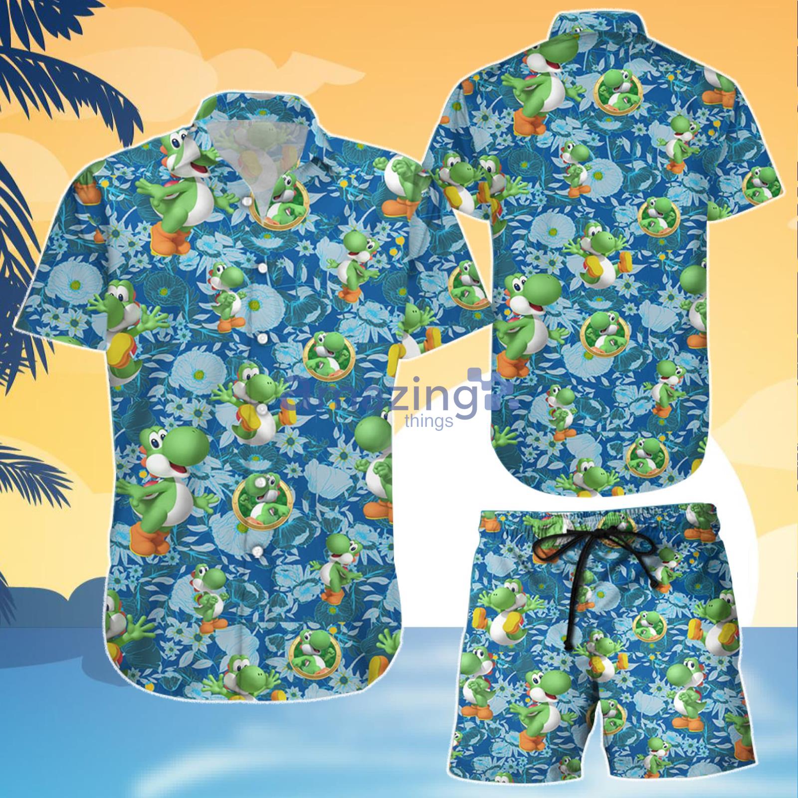 Yosi Mario Gt Vintage Combo Hawaiian Shirt And Shorts Gift For Summer Vacation Product Photo 1
