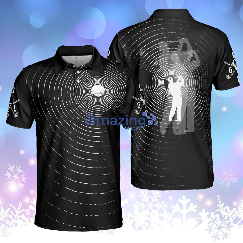 3D Effect Golf Ball Polo Shirt  Clothing staples, Printed polo