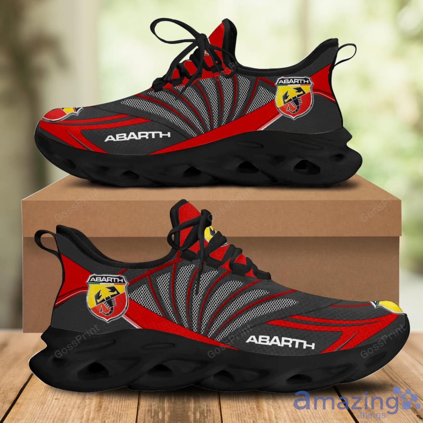 Abarth Car Men And Women Running Sneakers Max Soul Shoes Product Photo 1