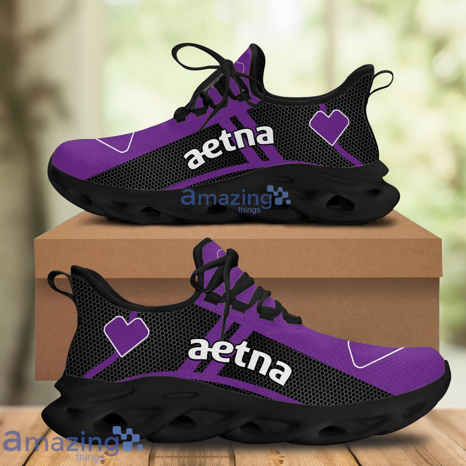 Aetna Striped Style Running Sneakers Max Soul Shoes For Men And Women Product Photo 1