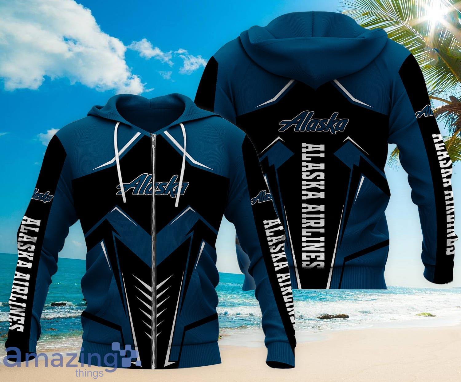 Alaska Airlines All Over Printed 3D Hoodie Zip Hoodie image Alaska Airlines All Over Printed 3D Hoodie Zip Hoodie Product Photo 2