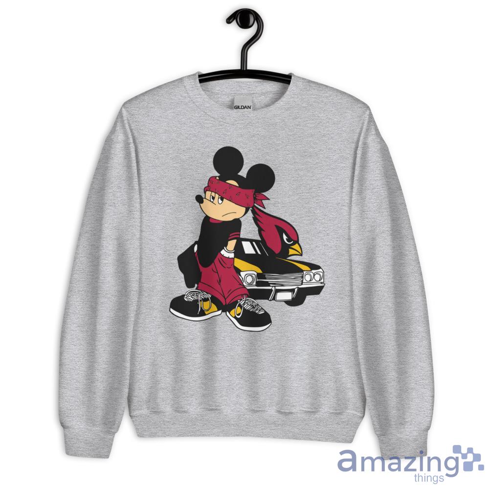 NFL Arizona Cardinals Mickey Red Gold Sweatshirt