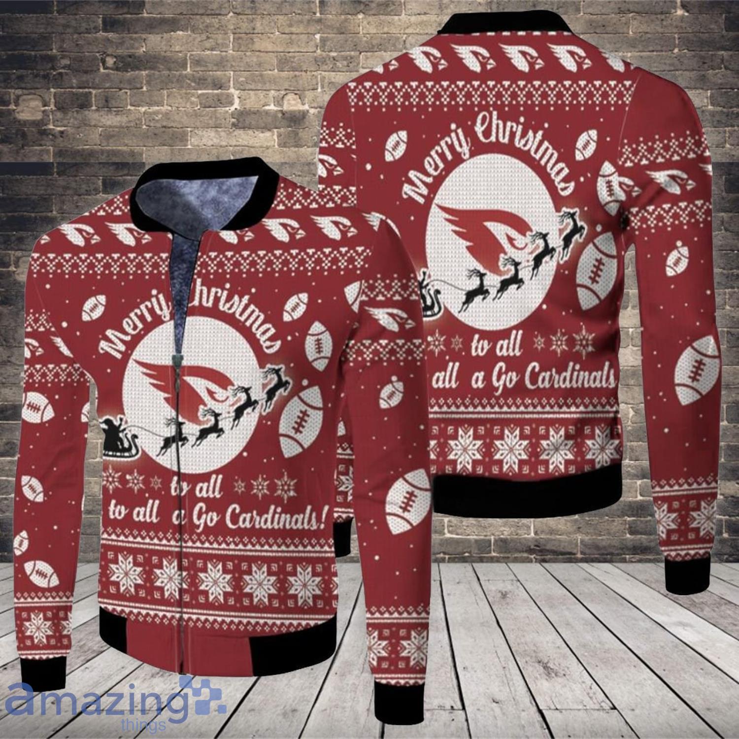 Arizona Cardinals Ugly Christmas Sweater 3D Gift For Fans