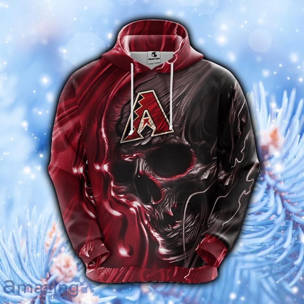 Arizona Diamondbacks Black 3D Hoodie - T-shirts Low Price