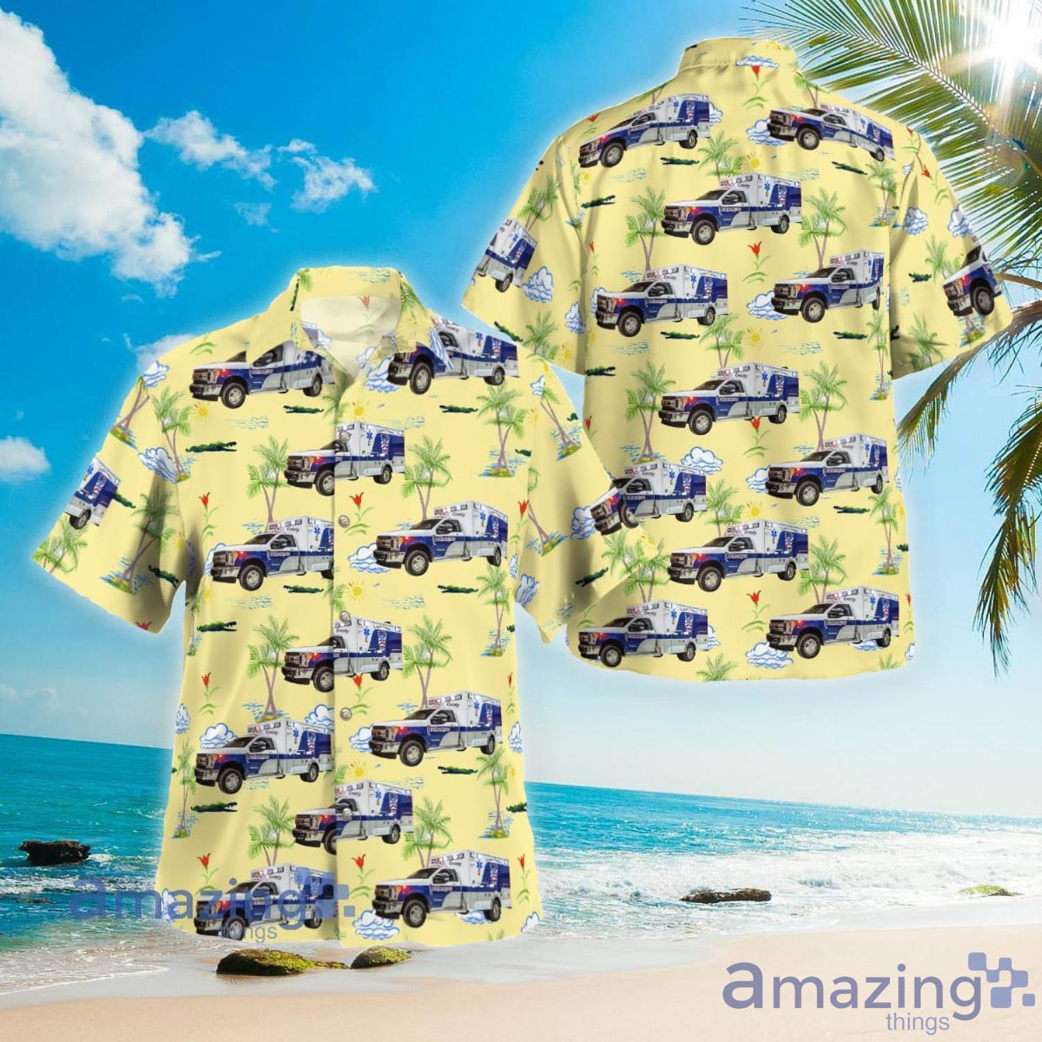 Arkansas Logan County EMS Aloha Short Sleeve Hawaiian Shirt Summer Gift Product Photo 1
