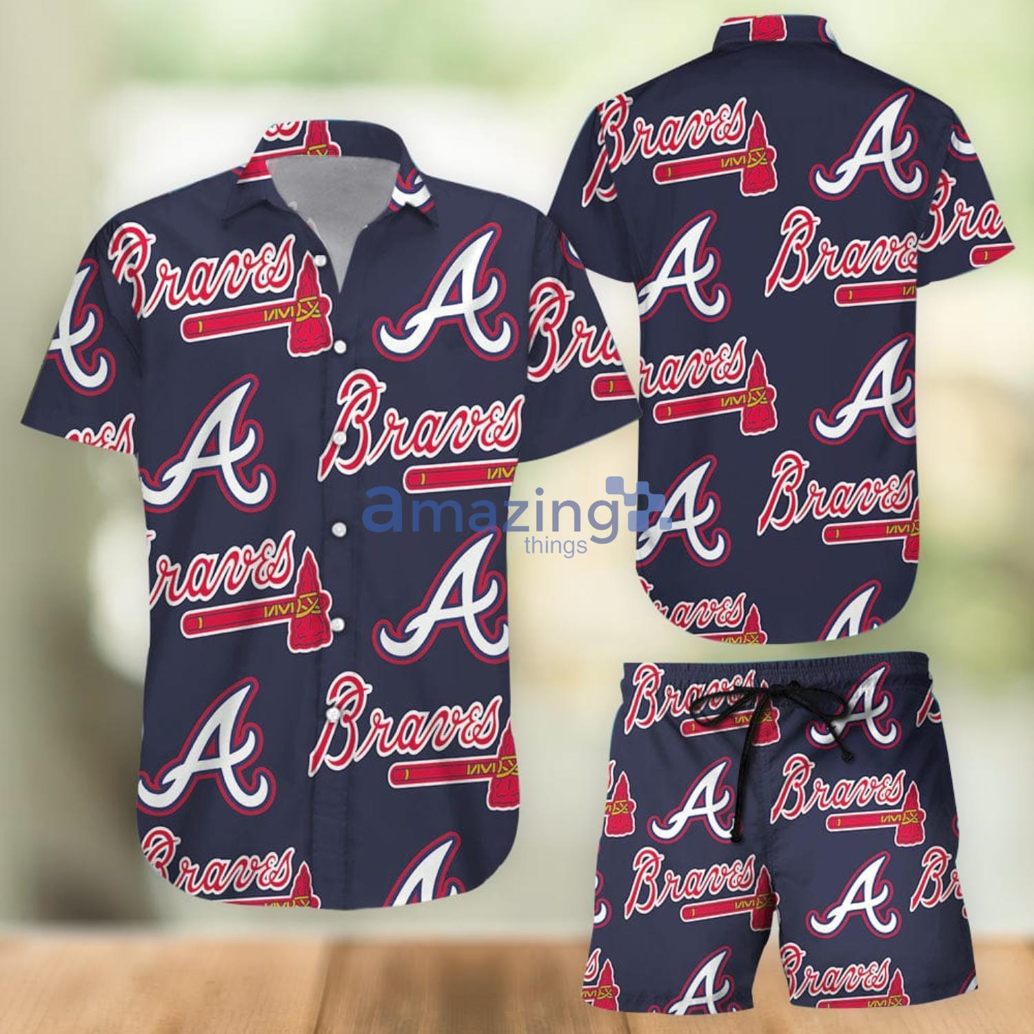 Atlanta Braves Aloha Tropical Hawaiian Shirt Gift For Summer Vacation