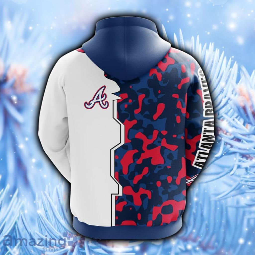 MLB Atlanta Braves Hoodie, Zip Hoodie 3D All Over Print