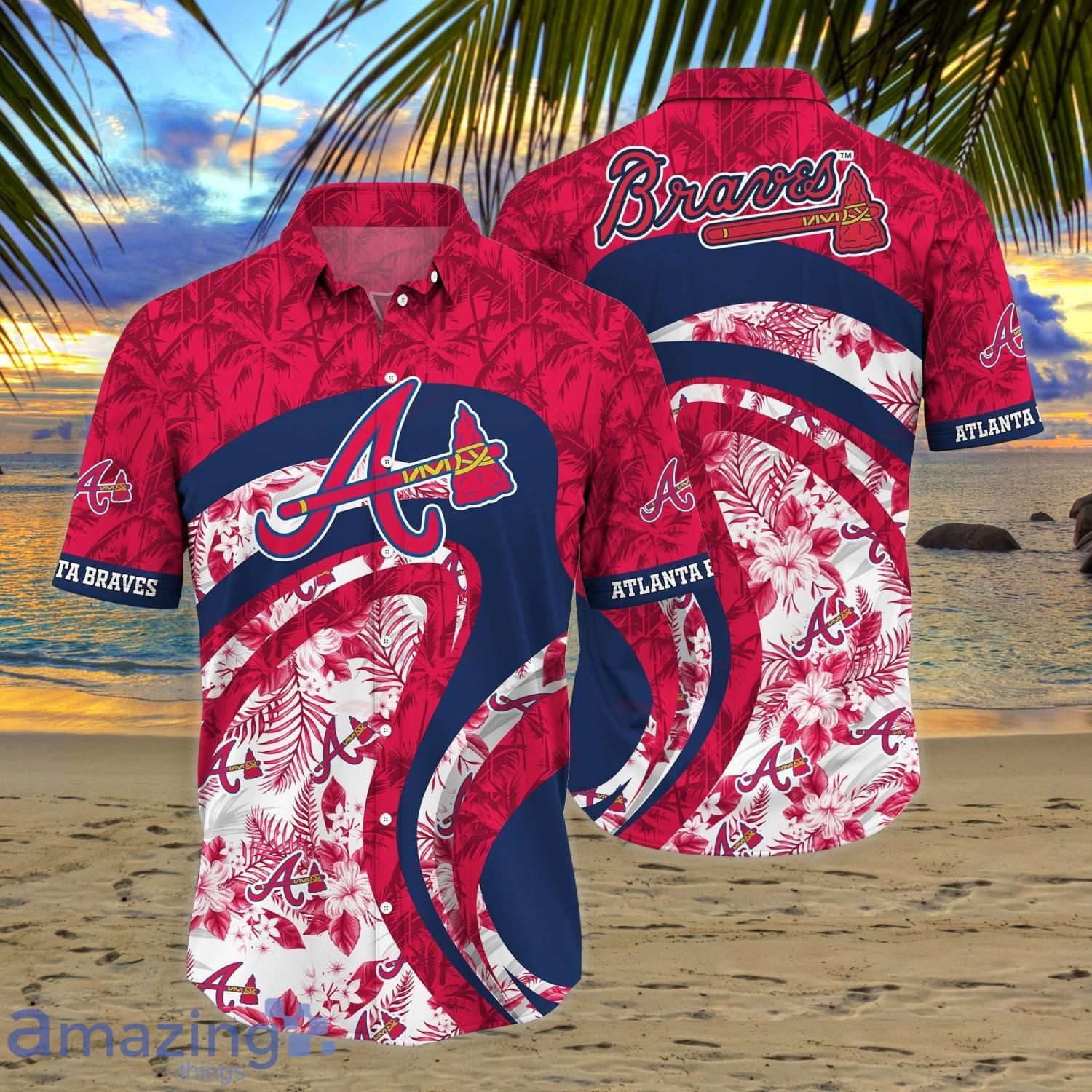 Atlanta Braves MLB For Sports Fan All Over Print Hawaiian Beach