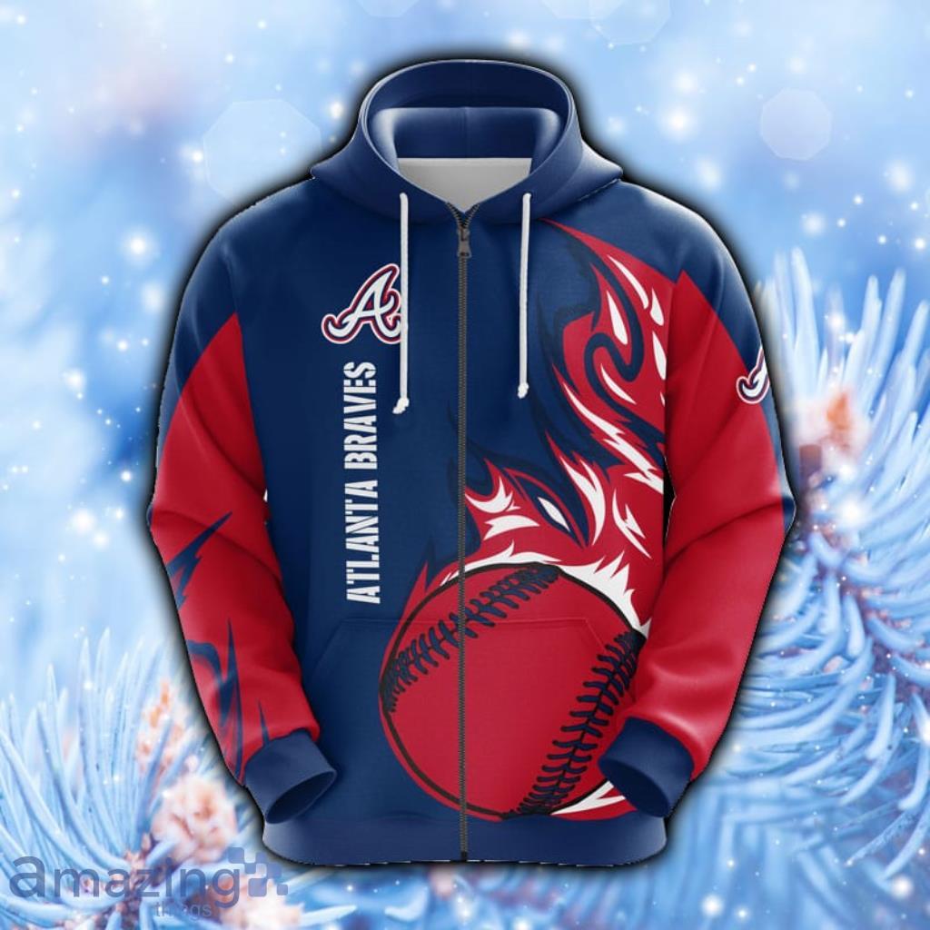Atlanta Braves Unisex Hoodie, Zip  Hoodie 3D All Over Print - 1