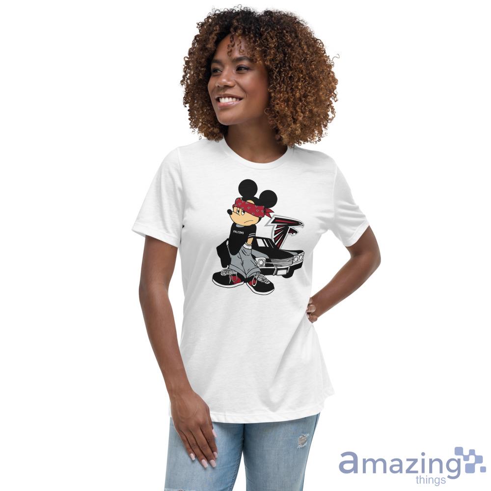 I Love The Falcons Mickey Mouse Atlanta Falcons Unisex Jersey Tee 