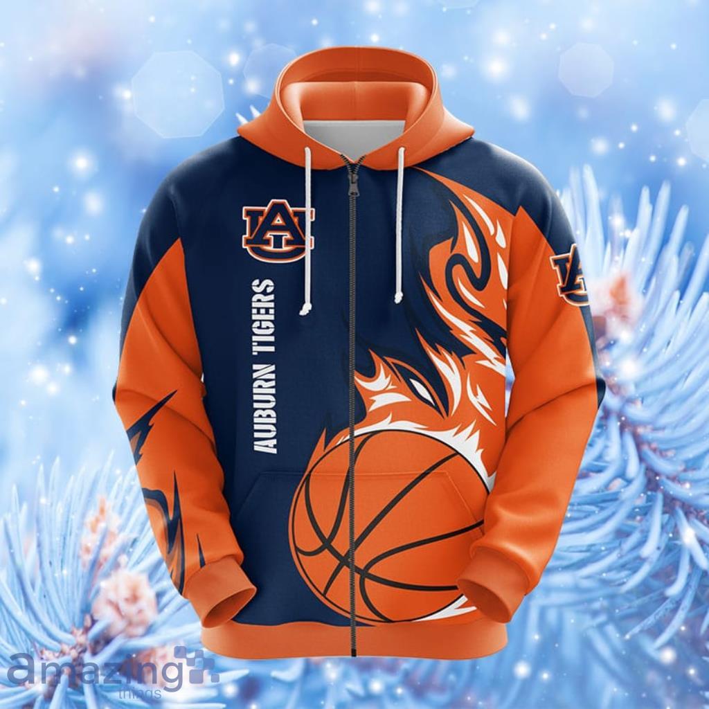 Auburn Tigers NCAA Orange Hoodie, Zip Hoodie 3D All Over Print Gift For Fans - 1 Auburn Tigers NCAA Orange Hoodie, Zip Hoodie 3D All Over Print Gift For Fans - 1