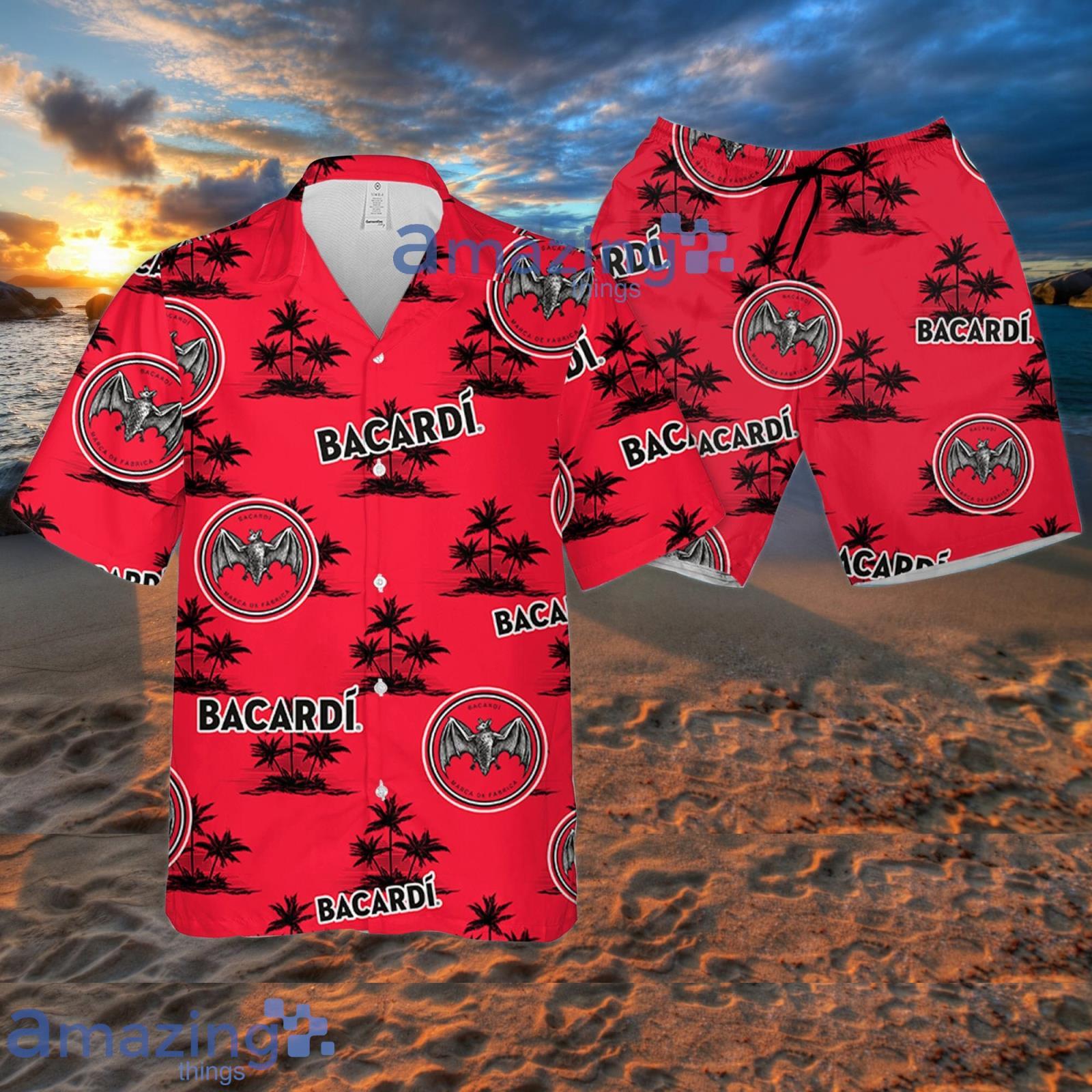 Bacardi Coconut Island Pattern Hawaiian Shirt Summer Gift For Beer Lover Product Photo 1 Bacardi Coconut Island Pattern Hawaiian Shirt Summer Gift For Beer Lover Product Photo 1
