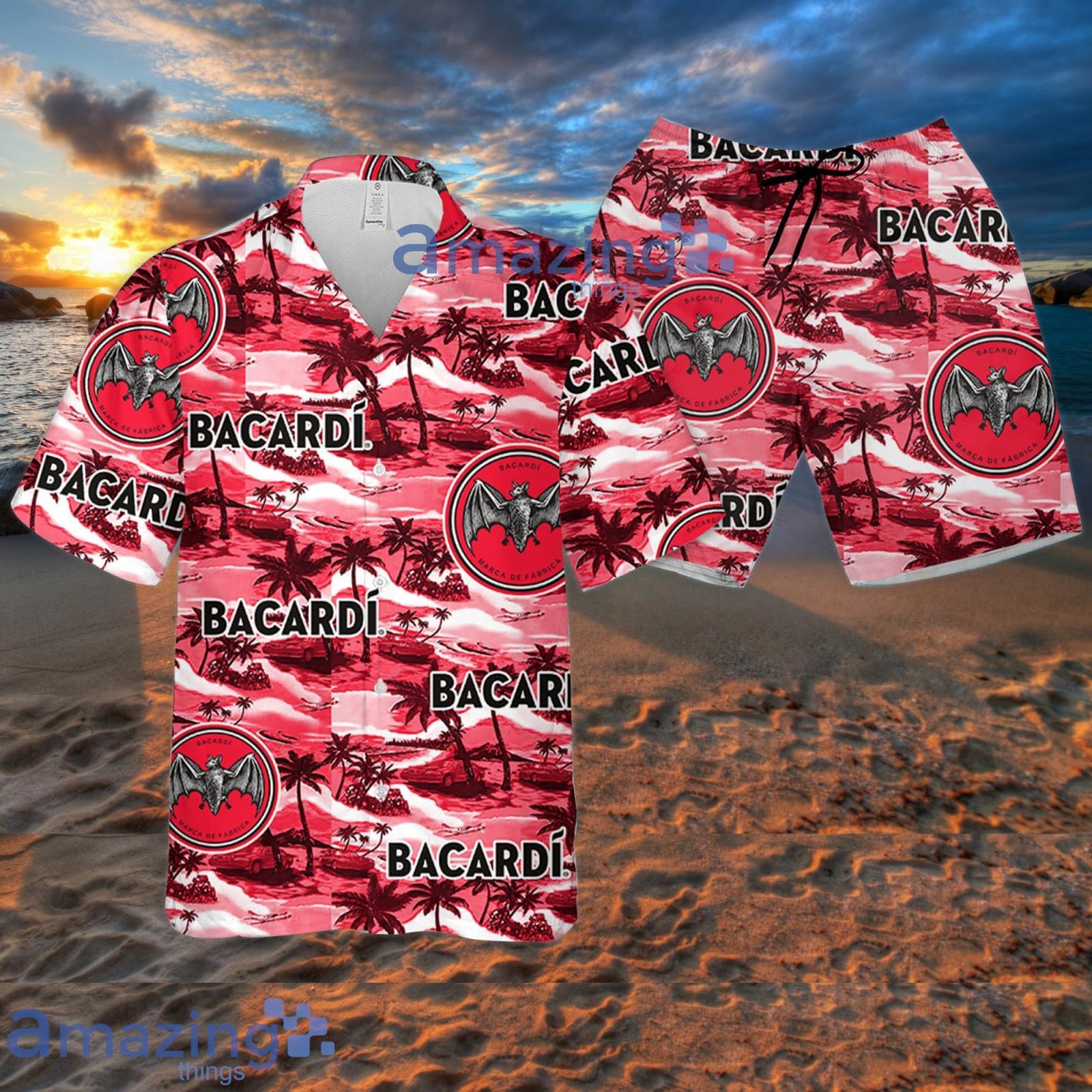 Bacardi Sea Island Pattern Hawaiian Shirt Summer Gift For Beer Lover Product Photo 1 Bacardi Sea Island Pattern Hawaiian Shirt Summer Gift For Beer Lover Product Photo 1