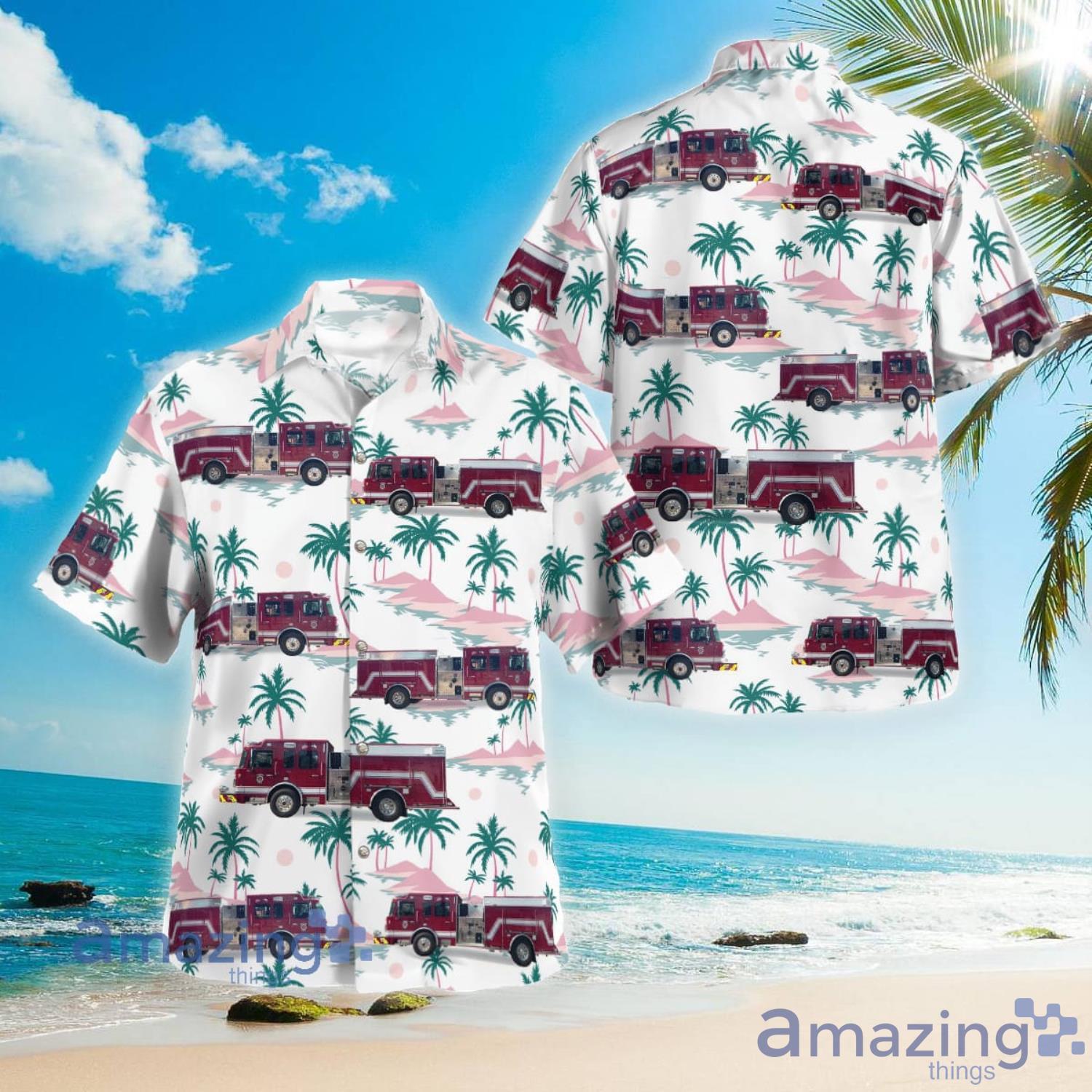 Balcones Heights Fire Department Aloha Short Sleeve Hawaiian Shirt Summer Gift Product Photo 1