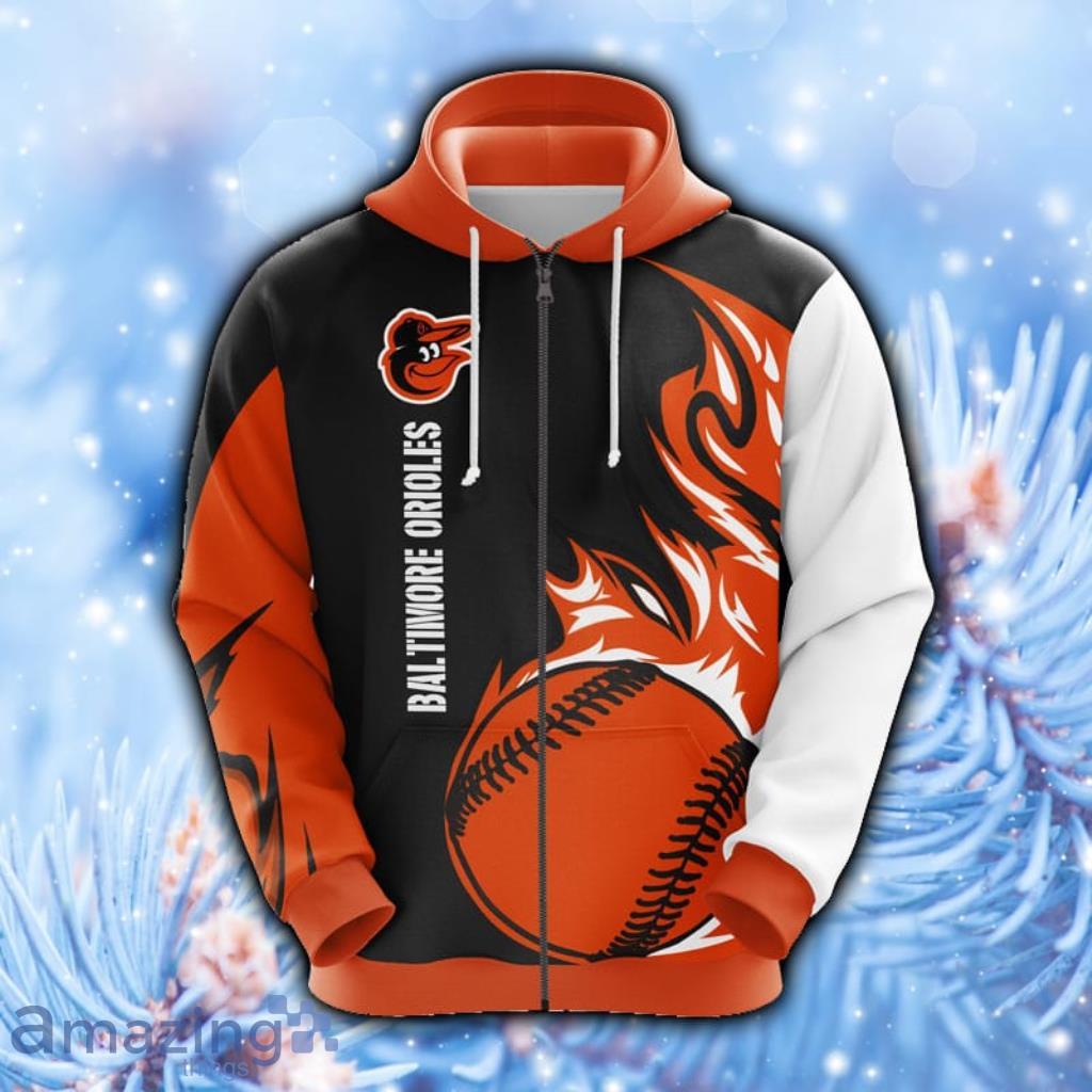 Baltimore Orioles Unisex Hoodie, Zip  Hoodie 3D All Over Print - 1