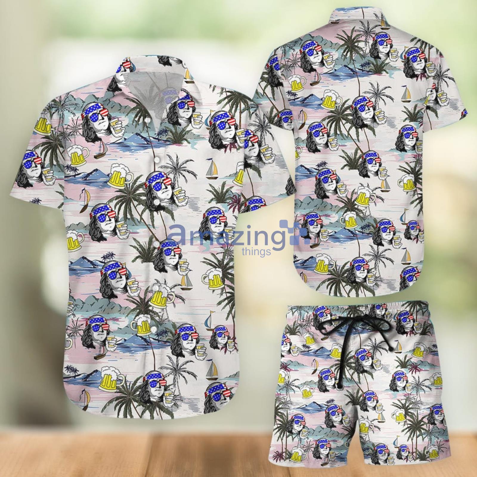 Ben Drankin Aloha Combo Hawaiian Shirt And Shorts Gift For Summer Vacation Product Photo 1