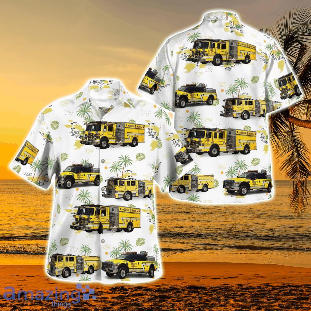 Benedict Volunteer Fire Department & Rescue Squad Hawaiian Shirt - Benedict Volunteer Fire Department & Rescue Squad Hawaiian Shirt