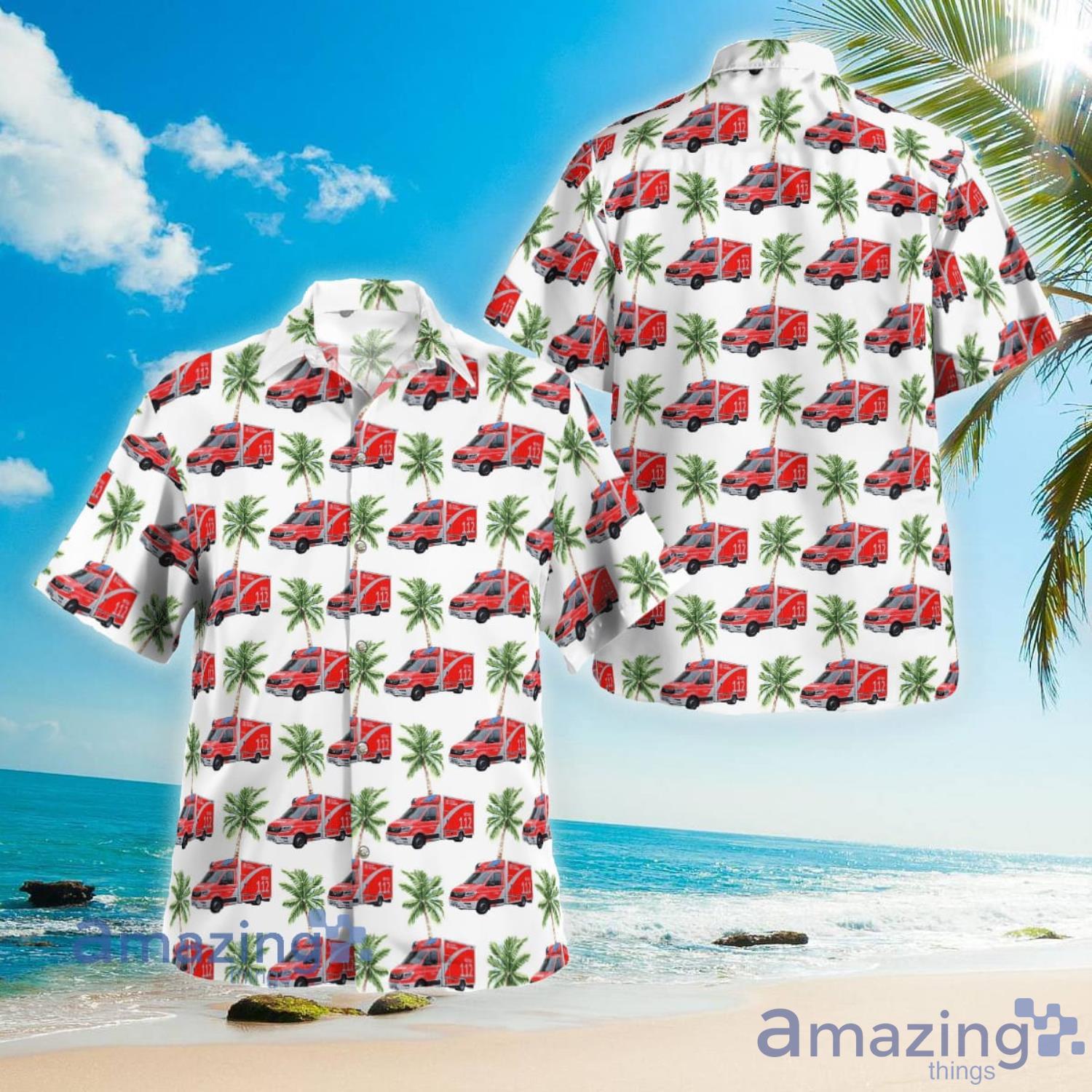 Berliner Feurwehr Aloha Short Sleeve Hawaiian Shirt Summer Gift Product Photo 1