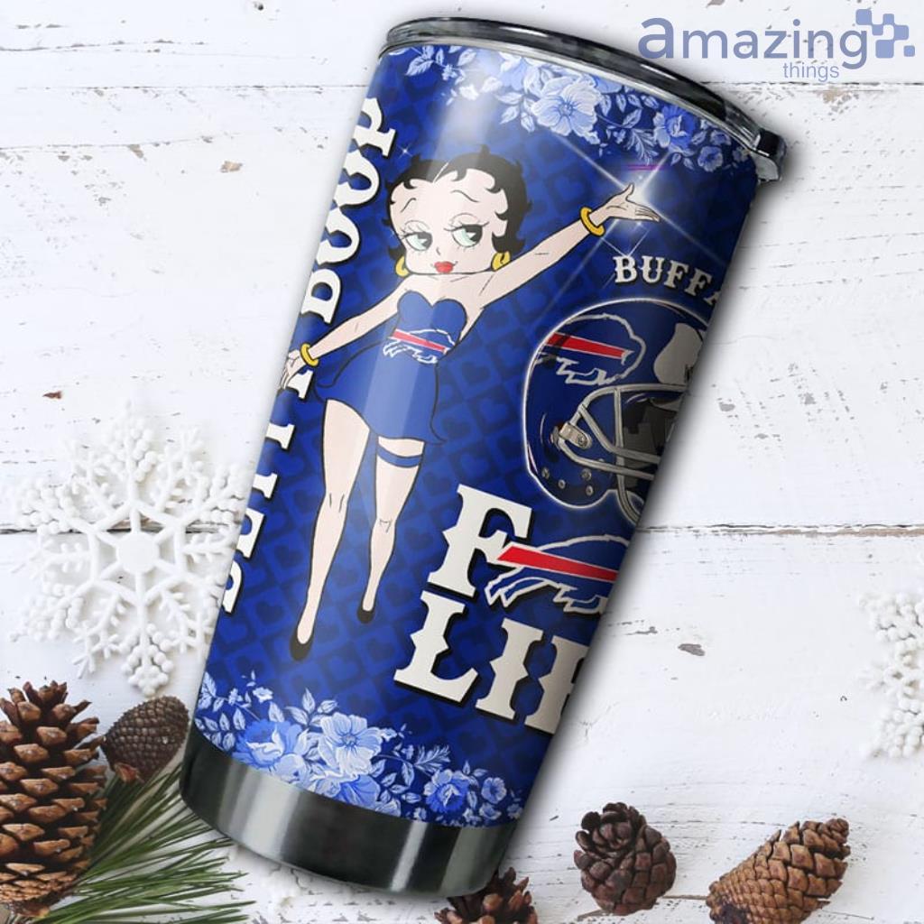 Betty Boop Double-Wall Insulated Tumbler with Straw 