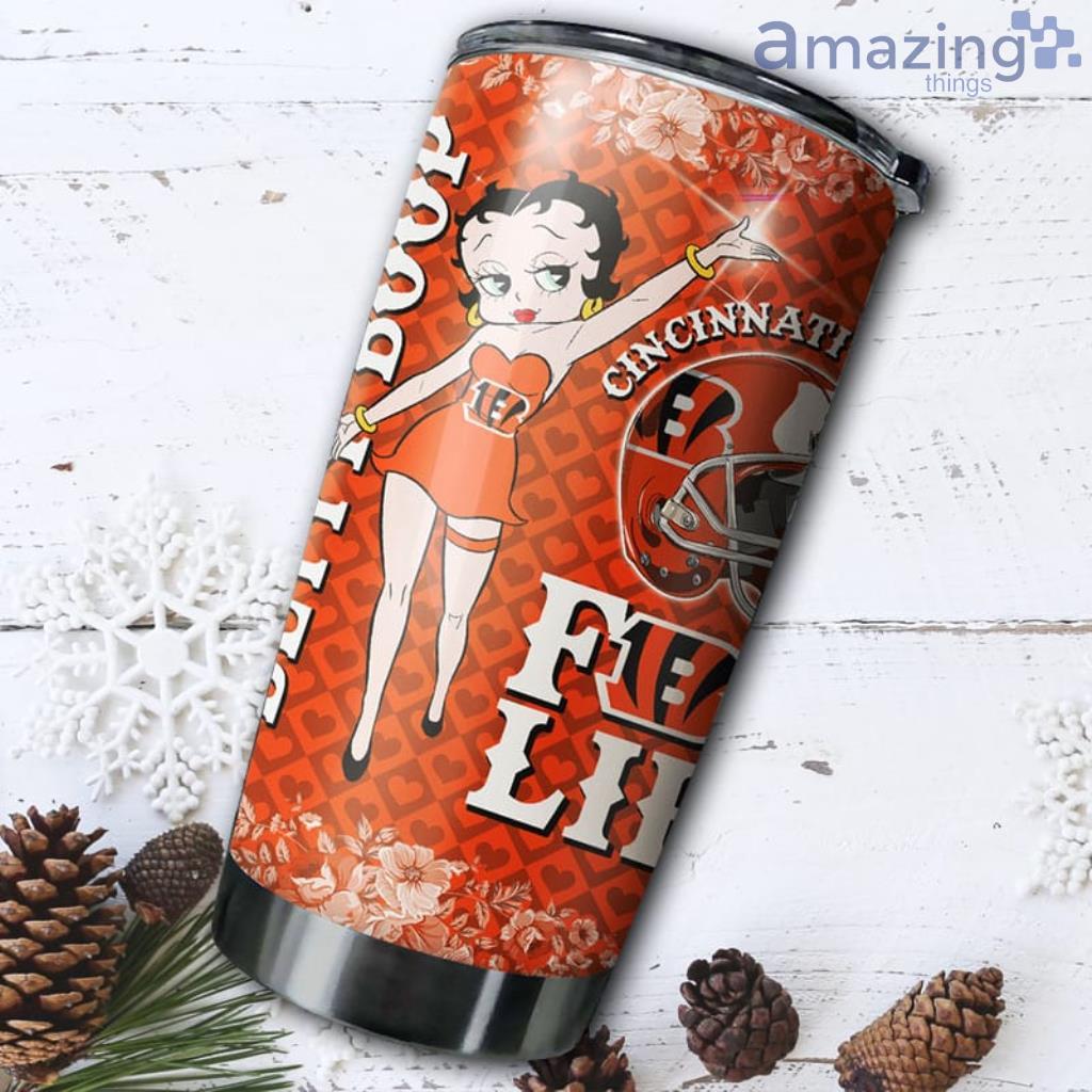 Betty Boop Cincinnati Bengals NFL Tumbler For Fans - Betty Boop Cincinnati Bengals NFL Tumbler For Fans Betty Boop Cincinnati Bengals NFL Tumbler For Fans - Betty Boop Cincinnati Bengals NFL Tumbler For Fans