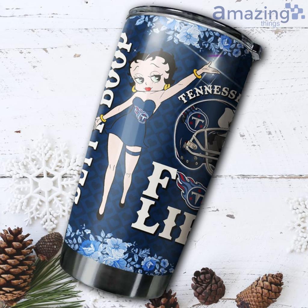 Betty Boop Tennessee Titans NFL Tumbler For Fans - Betty Boop Tennessee Titans NFL Tumbler For Fans