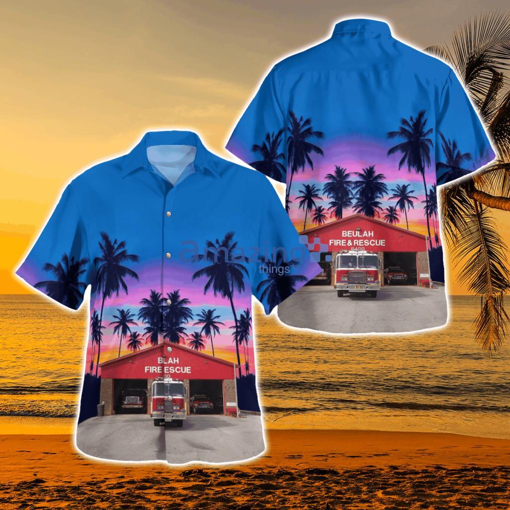 Beulah, Florida, Beulah Volunteer Fire Department Hawaiian Shirt - Beulah, Florida, Beulah Volunteer Fire Department Hawaiian Shirt