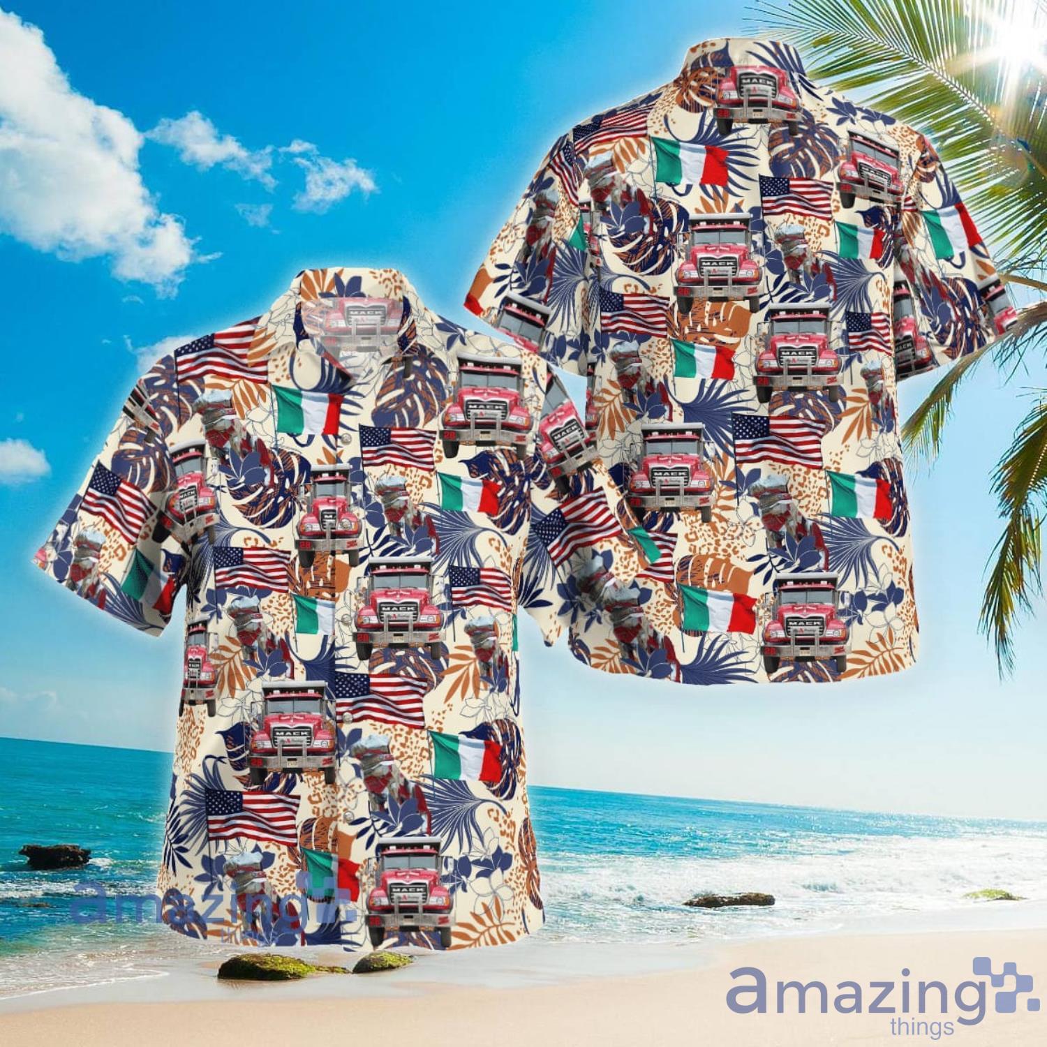 Big A Trucking Aloha Short Sleeve Hawaiian Shirt Summer Gift Product Photo 1