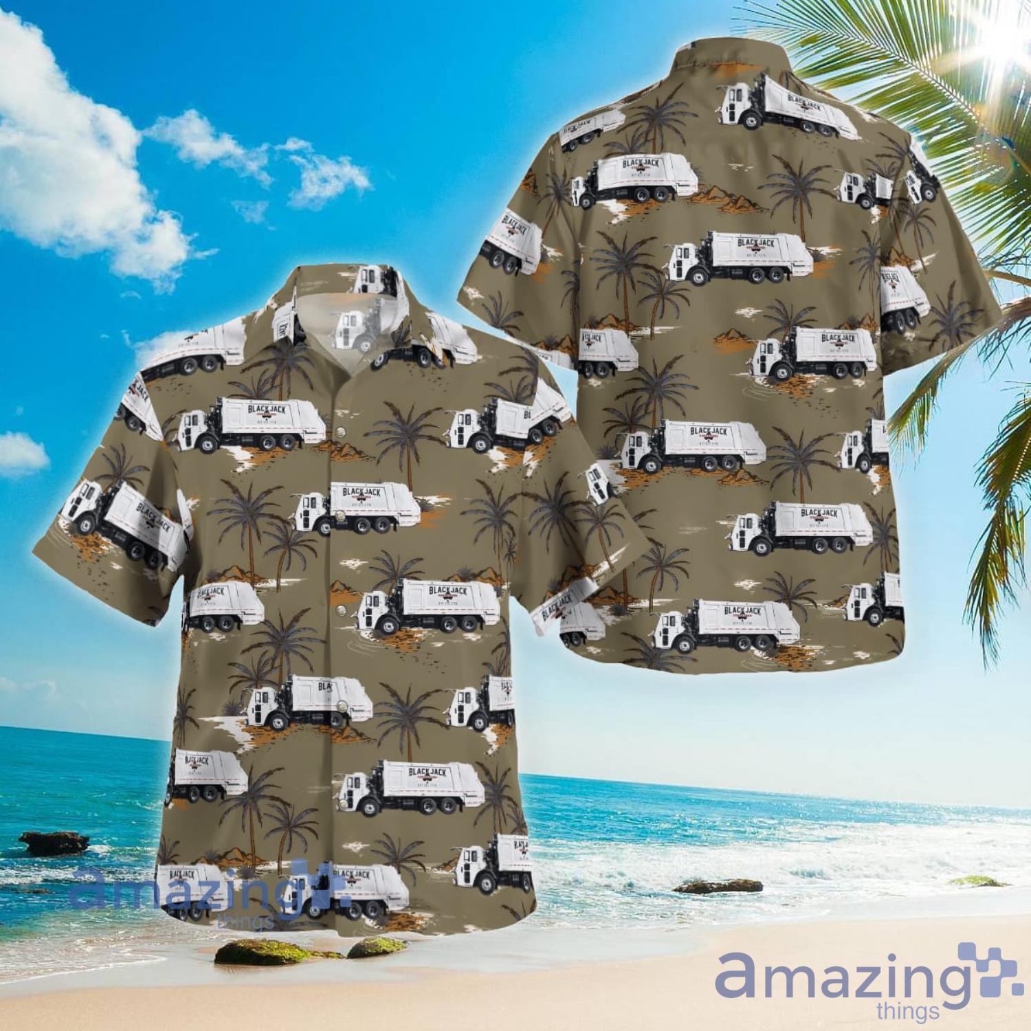 BlackJack Disposal Terrell Texas Aloha Short Sleeve Hawaiian Shirt Summer Gift Product Photo 1