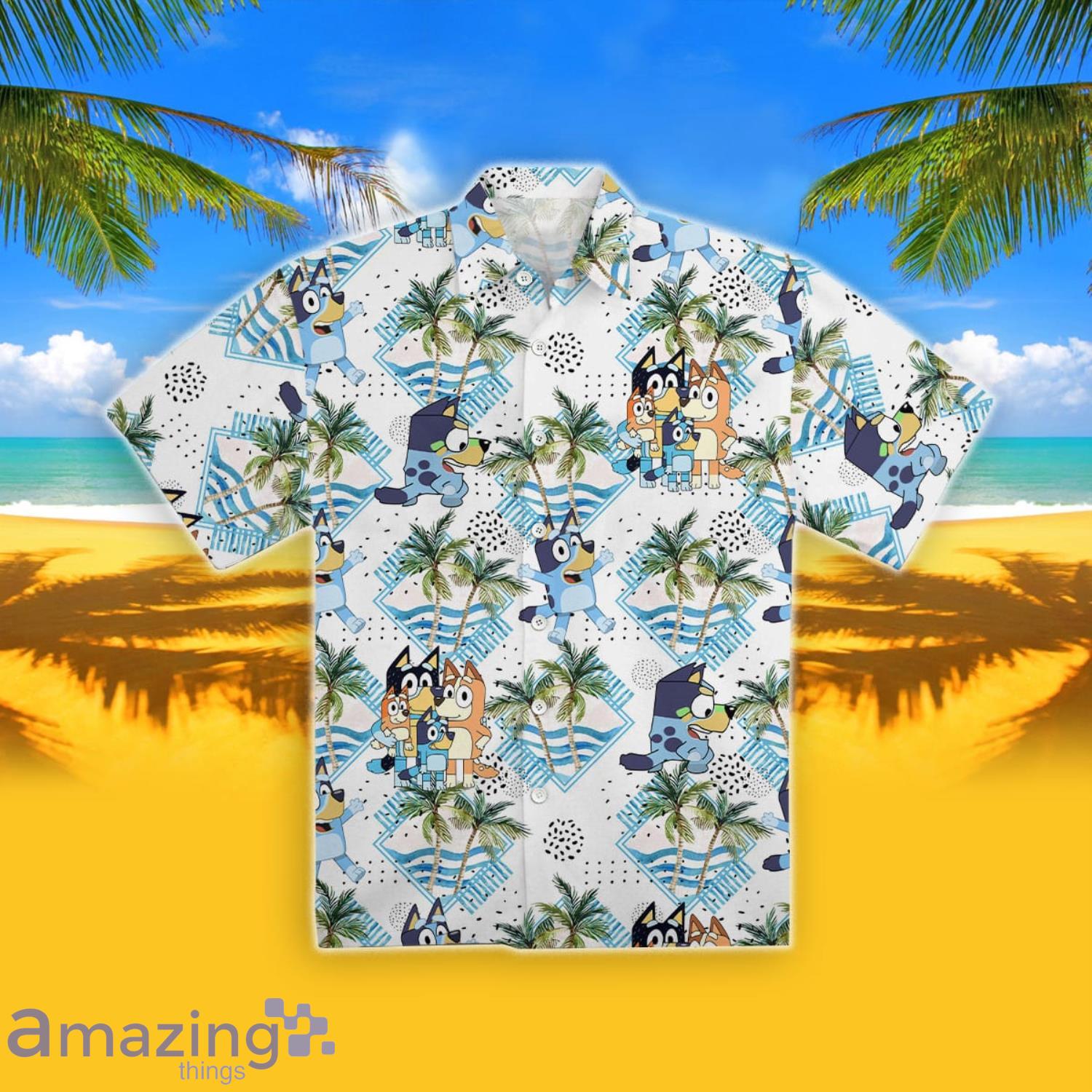 Bluey Aloha Summer Gift Hawaiian Shirt For Men And Women Product Photo 1