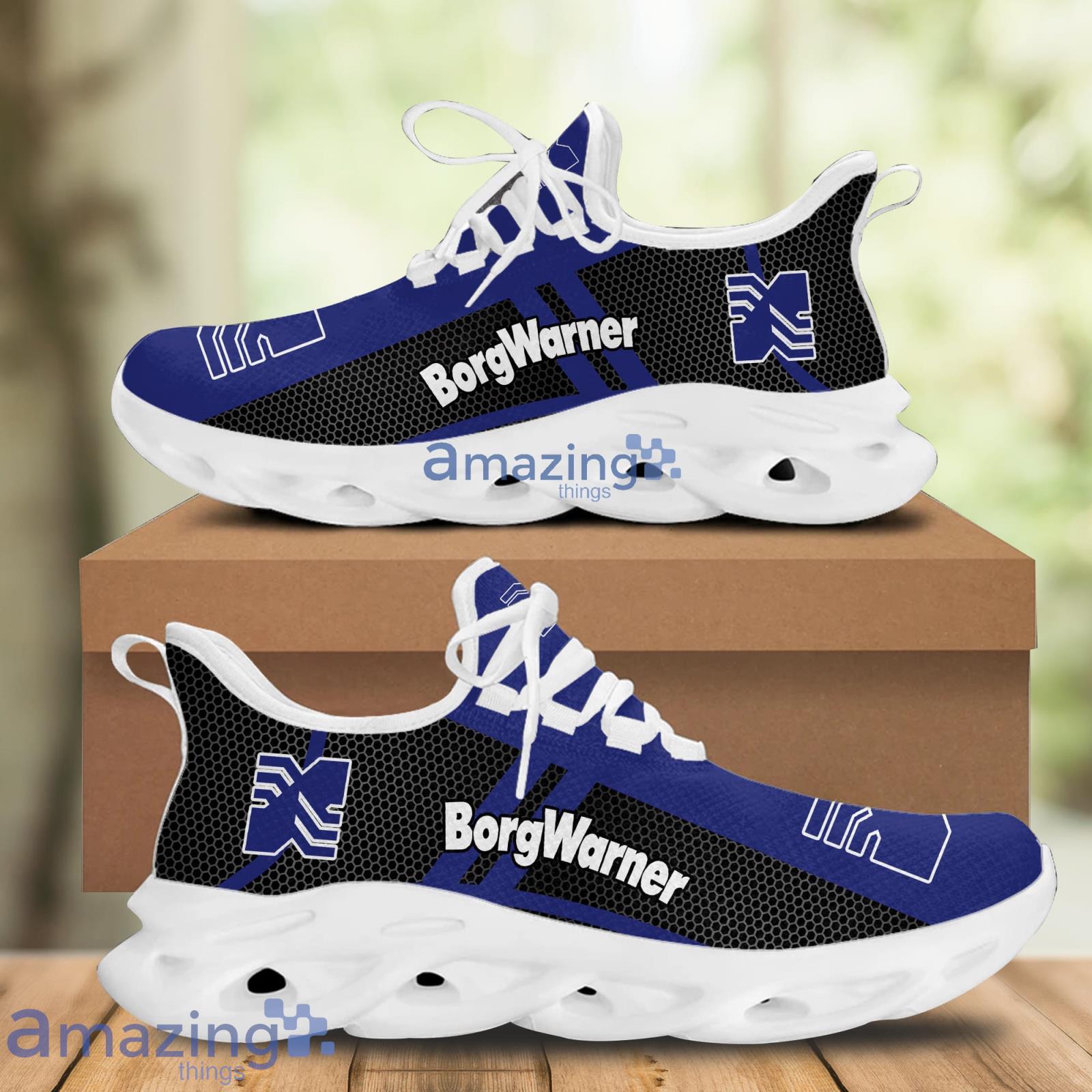 Borgwarner Striped Style Running Sneakers Max Soul Shoes For Men And Women image Borgwarner Striped Style Running Sneakers Max Soul Shoes For Men And Women Product Photo 2