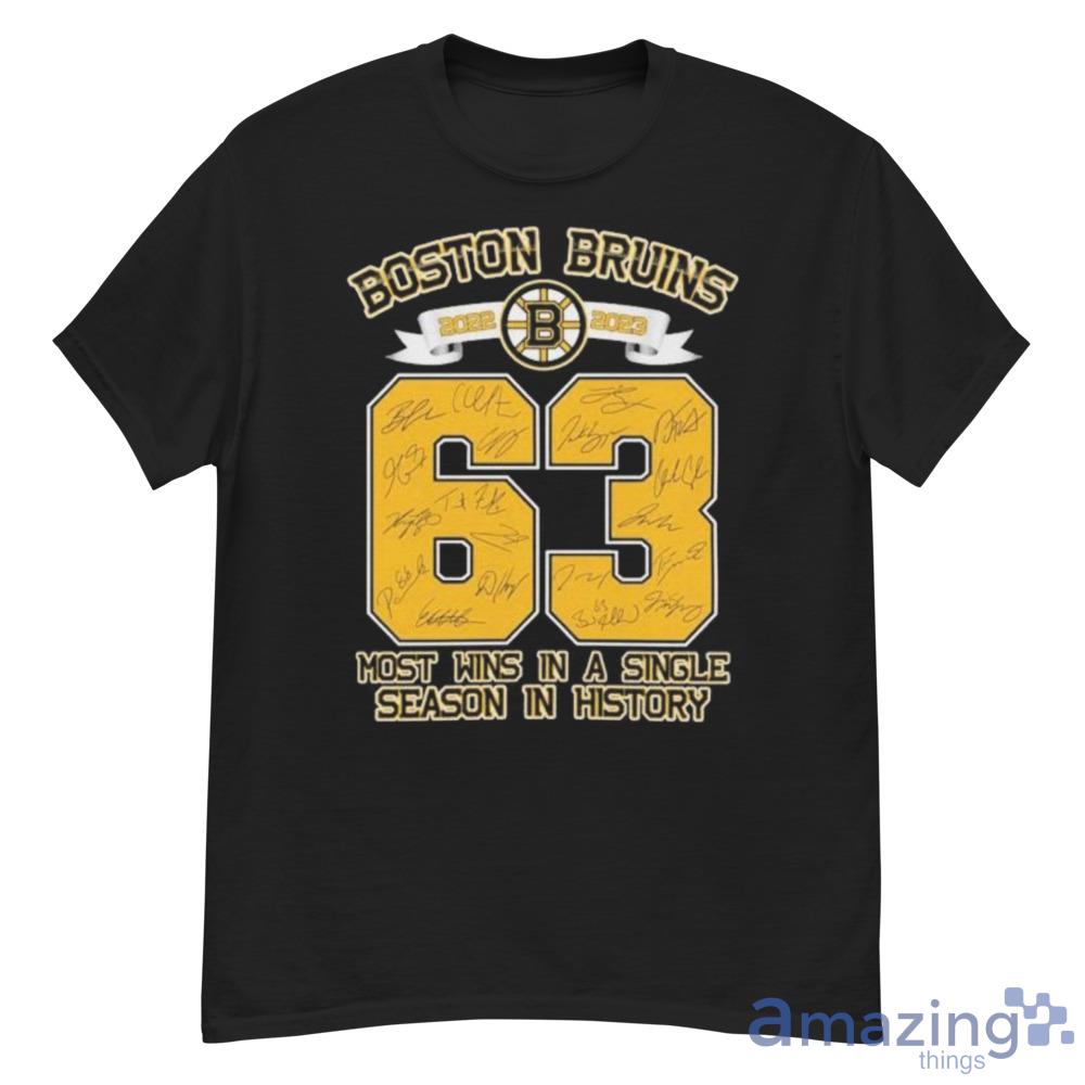 Boston Bruins 2022 2023 Most Wins In A Single Season In History Trending  T-Shirt For Men And Women