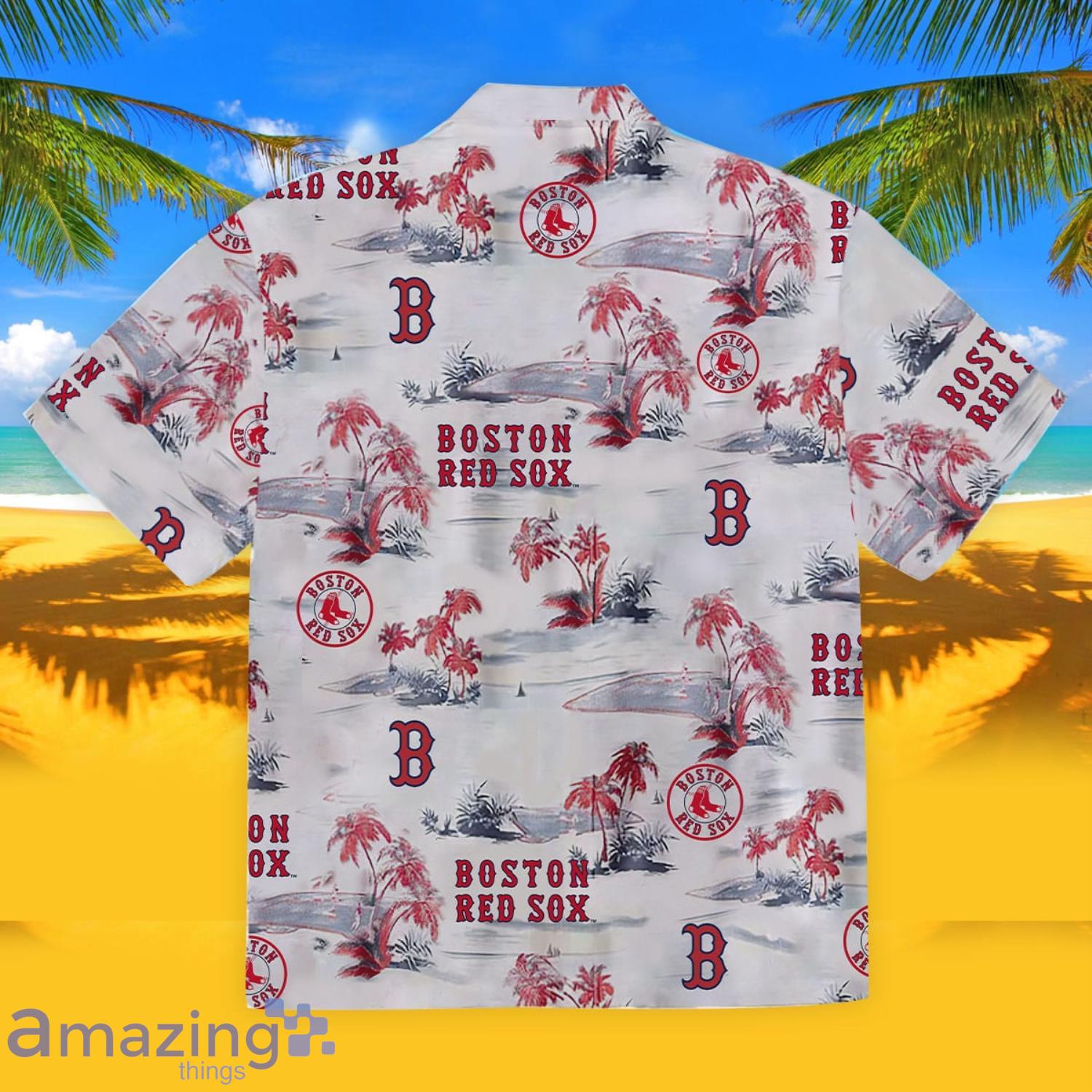 Boston Red Sox Hawaii Shirt Summer Button Up Shirt For Men Women