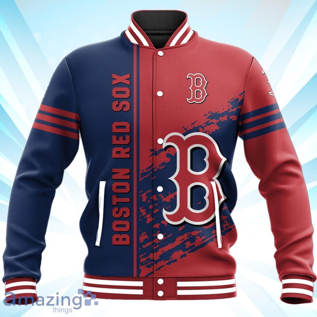 Boston Red Sox Baseball Jacket Quarter Style MLB Gift For Fans - Boston Red Sox Baseball Jacket Quarter Style MLB Gift For Fans