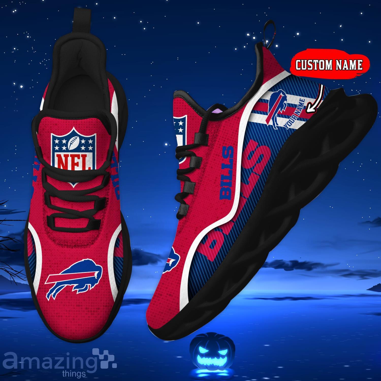 Buffalo Bills Custom Name Men And Women Max Soul Shoes image Buffalo Bills Custom Name Men And Women Max Soul Shoes Product Photo 3