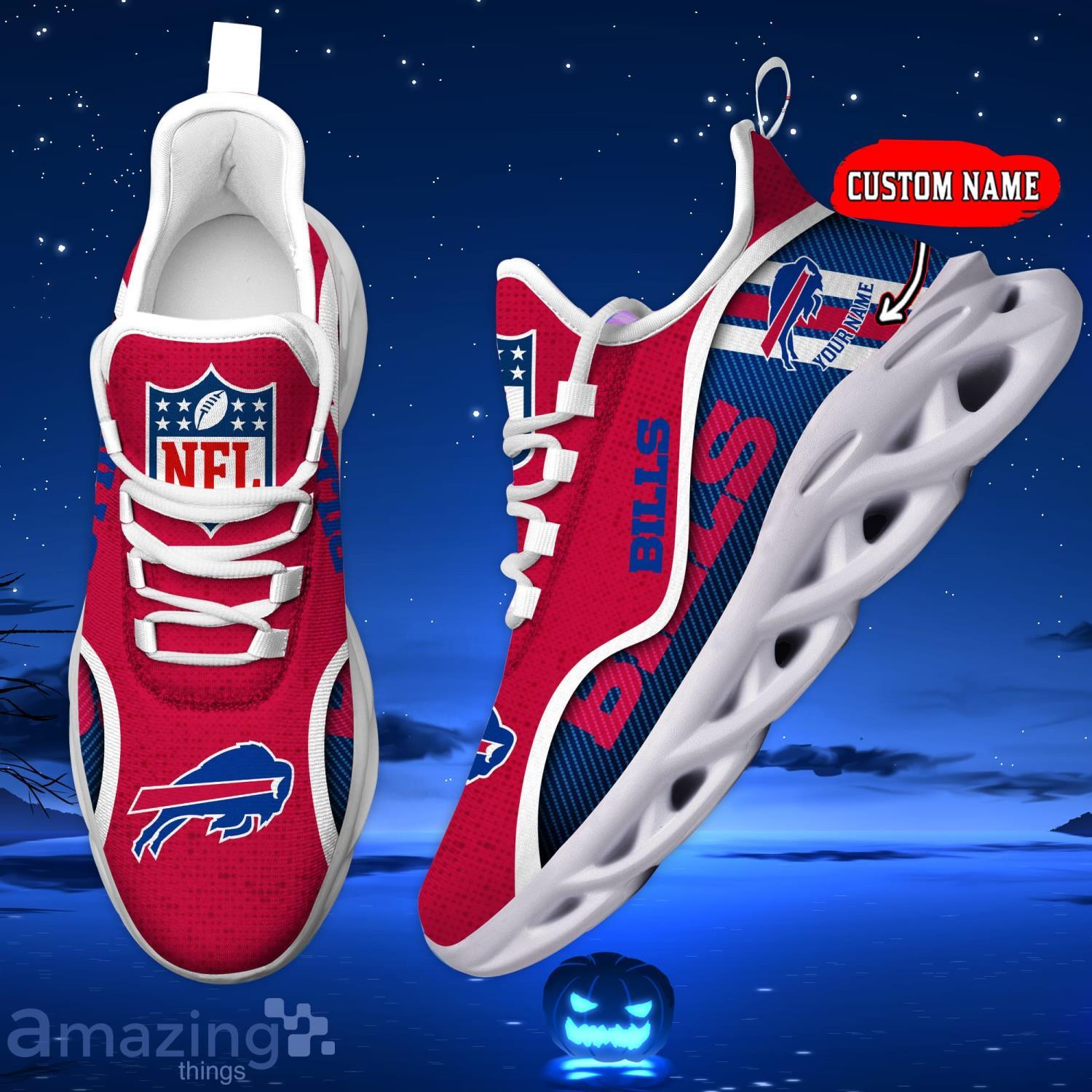 Buffalo Bills Custom Name Men And Women Max Soul Shoes image Buffalo Bills Custom Name Men And Women Max Soul Shoes Product Photo 4