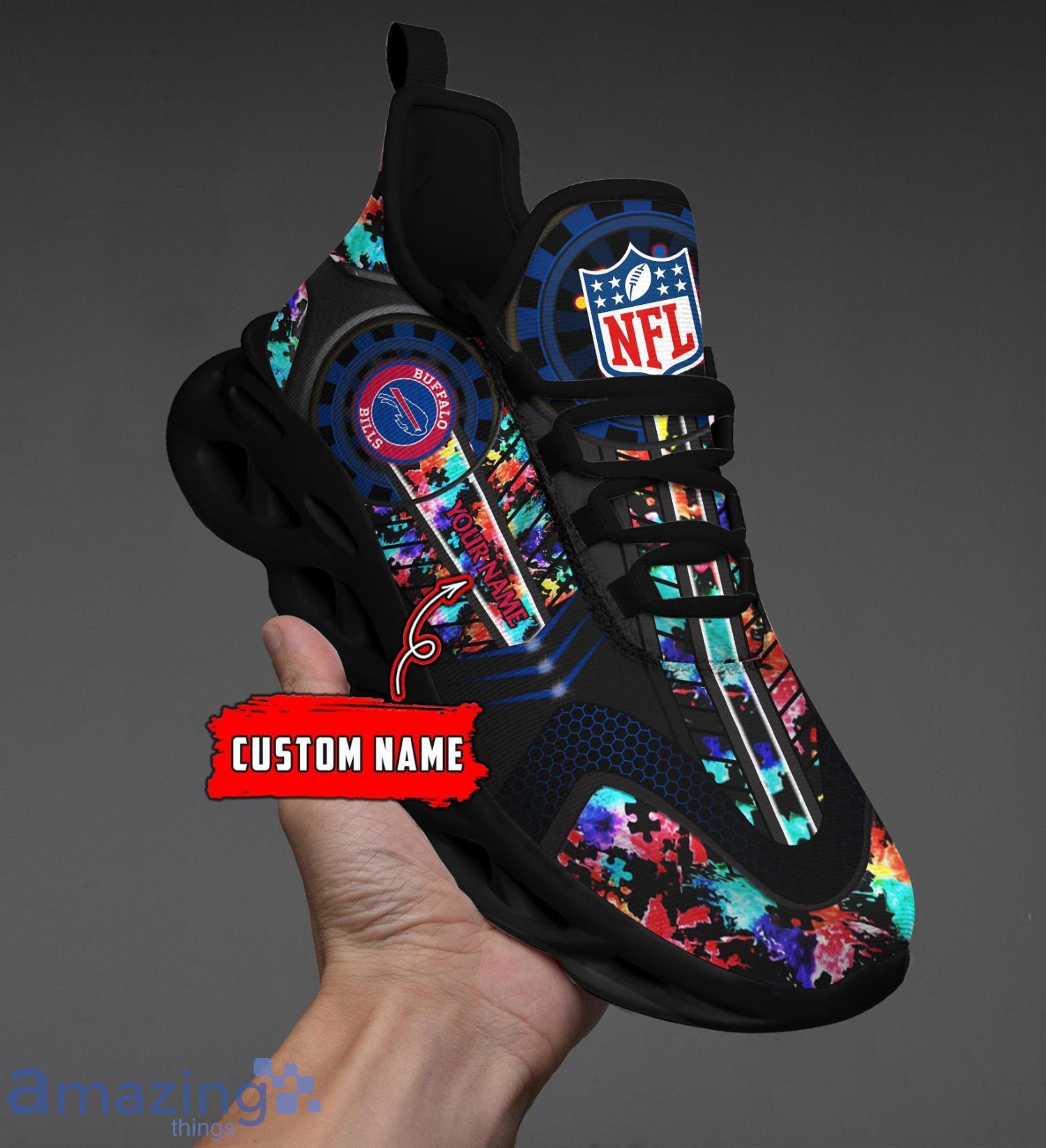 Buffalo Bills NFL Autism Custom Name Max Soul Shoes Running Sneakers For Fans image Buffalo Bills NFL Autism Custom Name Max Soul Shoes Running Sneakers For Fans Product Photo 6