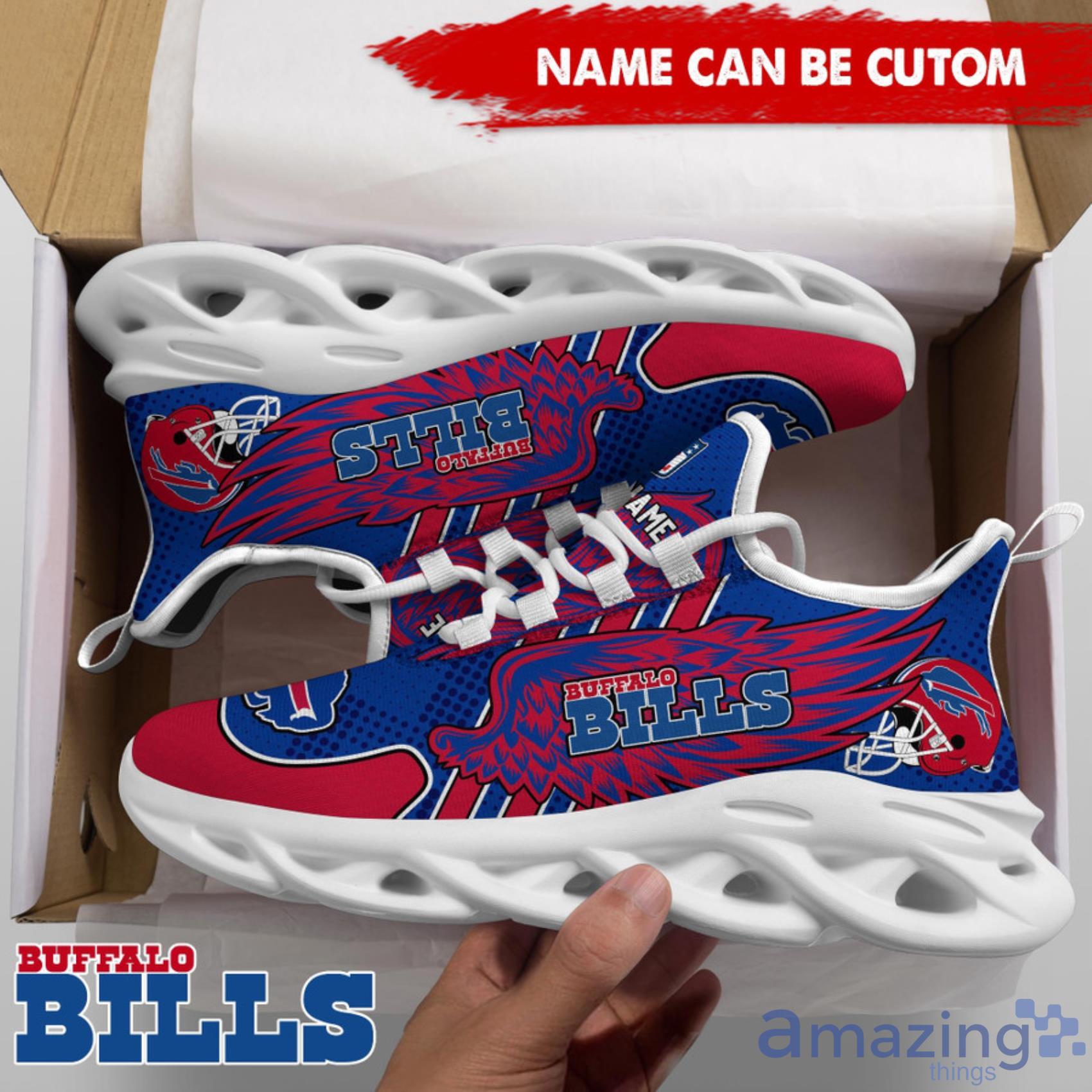 Buffalo Bills Custom Name Men And Women Max Soul Shoes