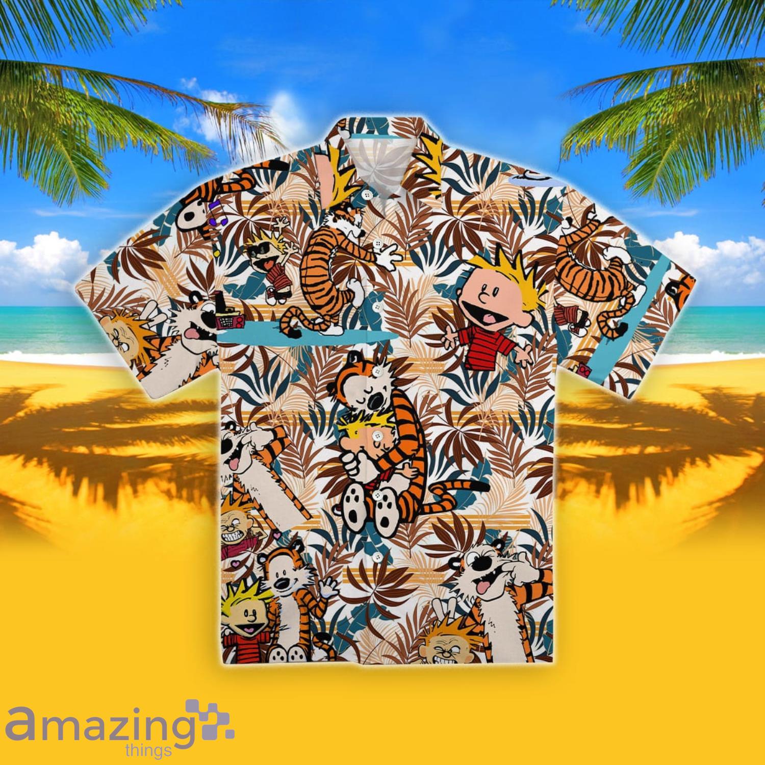 Calvin And Hobbes Summer Hawaiian Shirt