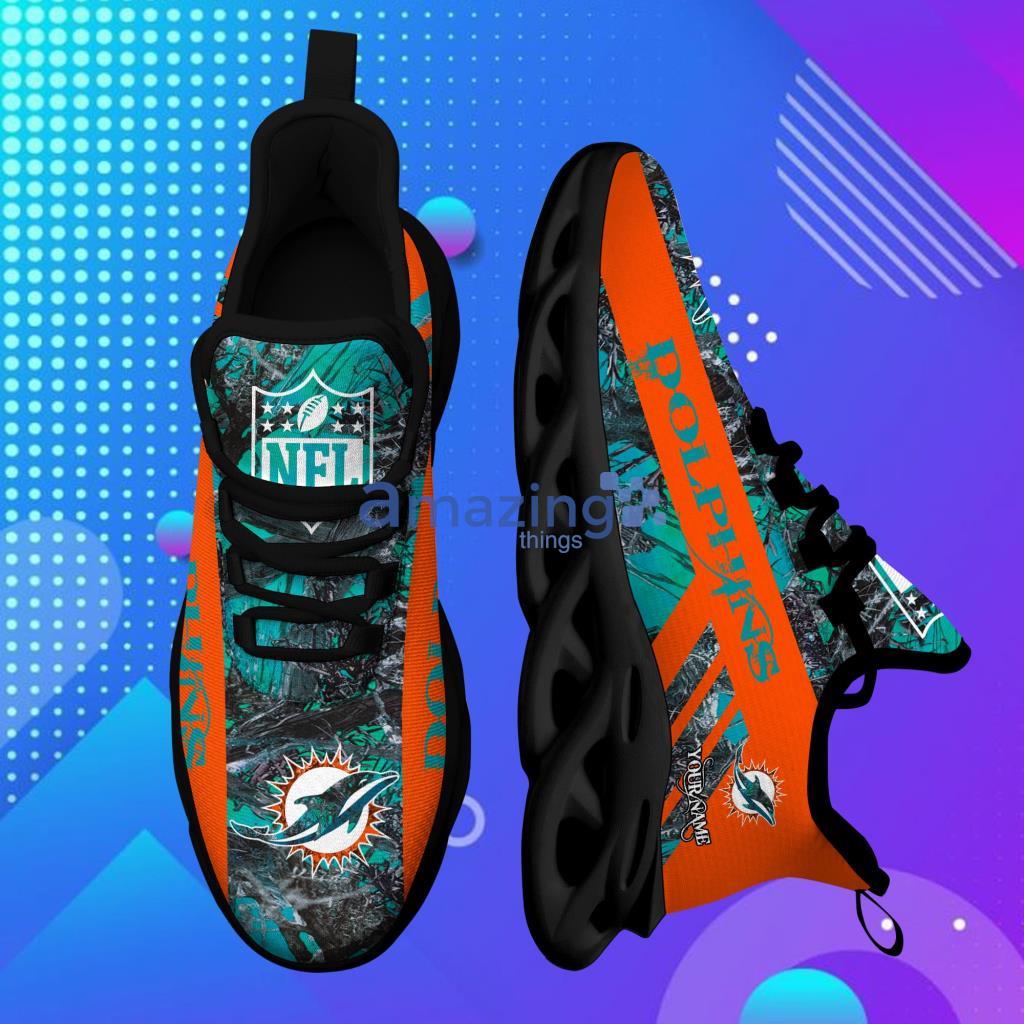 Miami Dolphins Hunting camo style Max Soul Shoes Best Gift For Men And  Women Fans