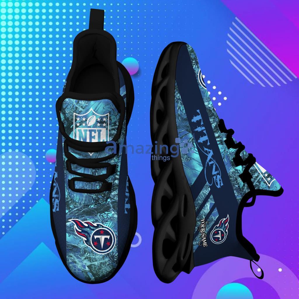 Camo Hunting Style NFL Tennessee Titans Personalized Max Soul Shoes For Men And Women - 4