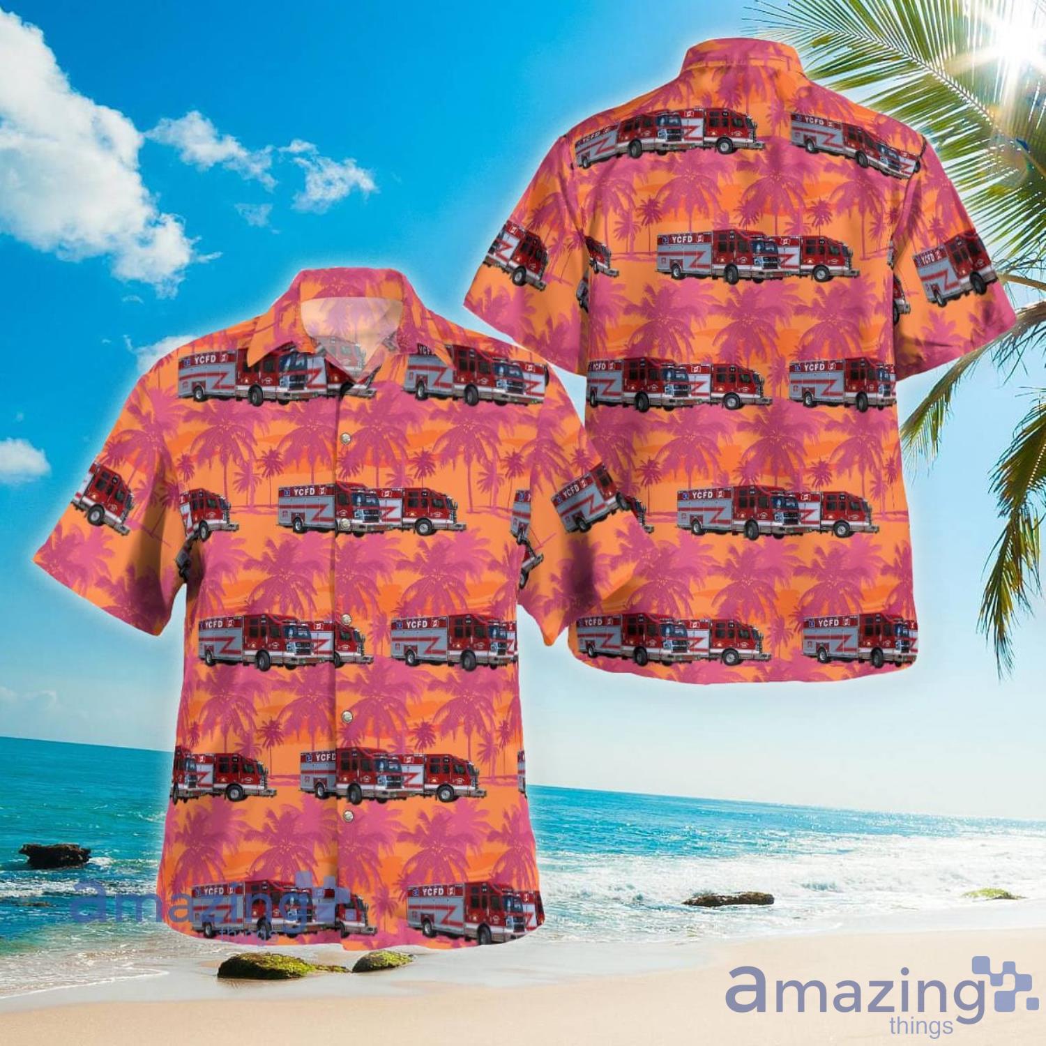 Canada YCFD Aloha Short Sleeve Hawaiian Shirt Summer Gift Product Photo 1