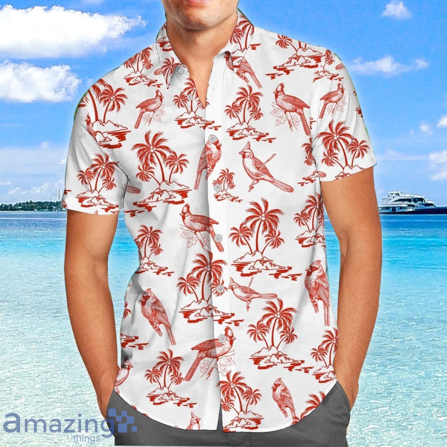 Cardinal Hawaiian Shirt And Shorts Cardinal Shirt Button Up Shirt