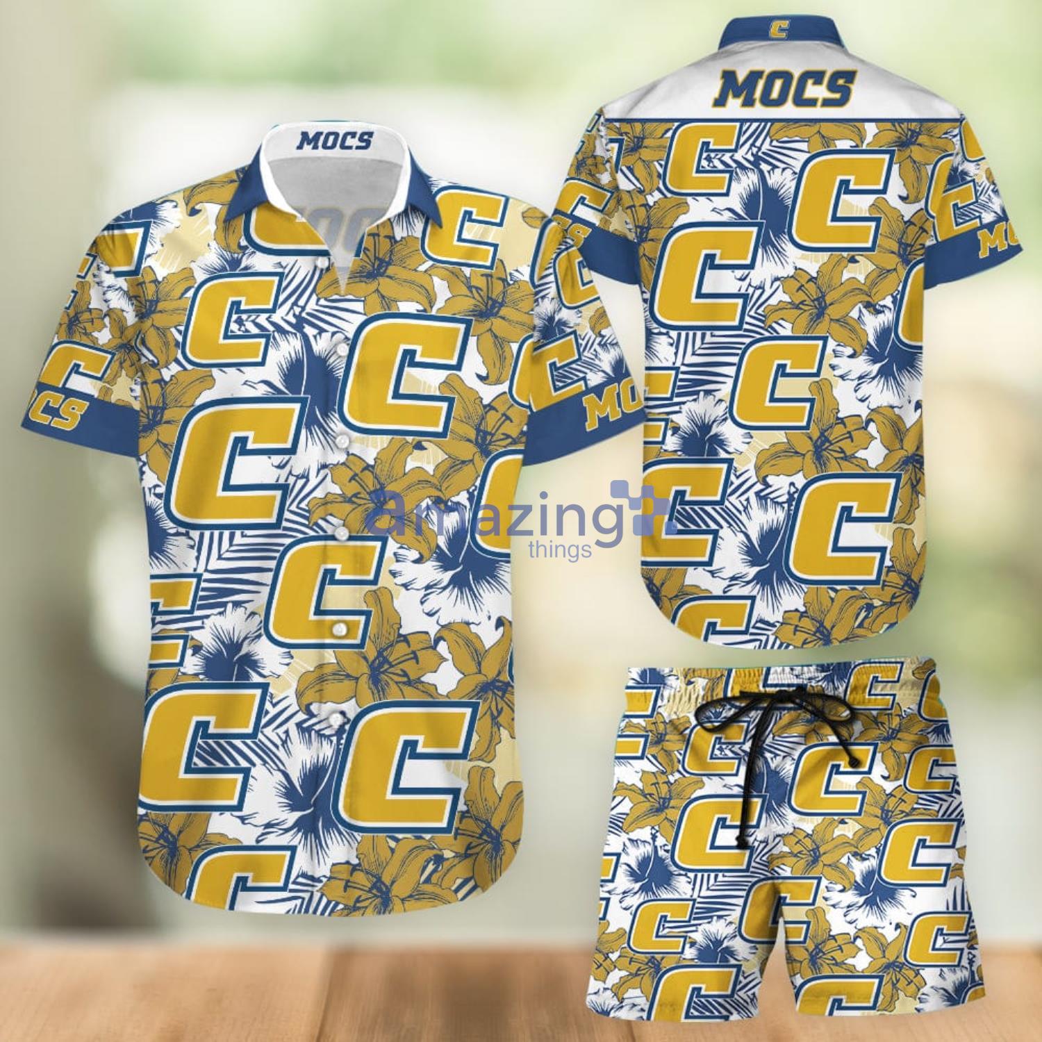 Chattanooga Mocs Aloha Combo Hawaiian Shirt And Shorts Gift For Summer Vacation Product Photo 1