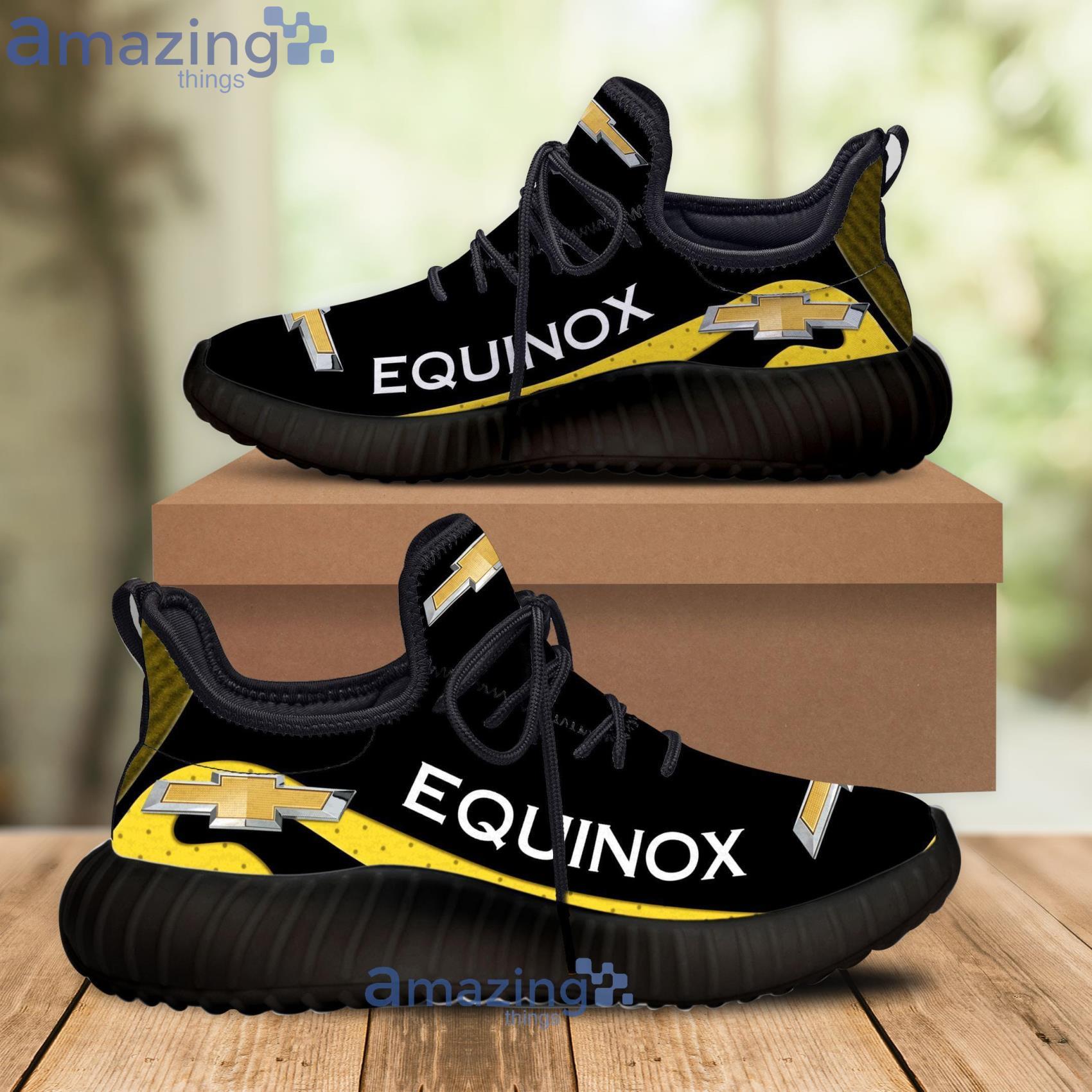 Chevrolet Equinox Running Walking Sneakers Men And Women Reze Shoes Black Yelow Product Photo 1