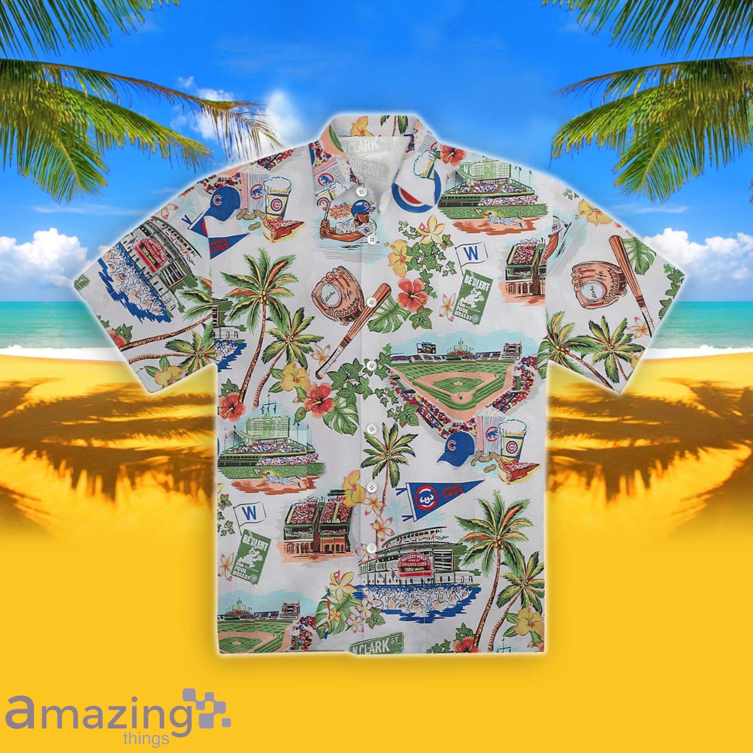 Chicago Cubs Hawaiian Shirts - Trendy Aloha